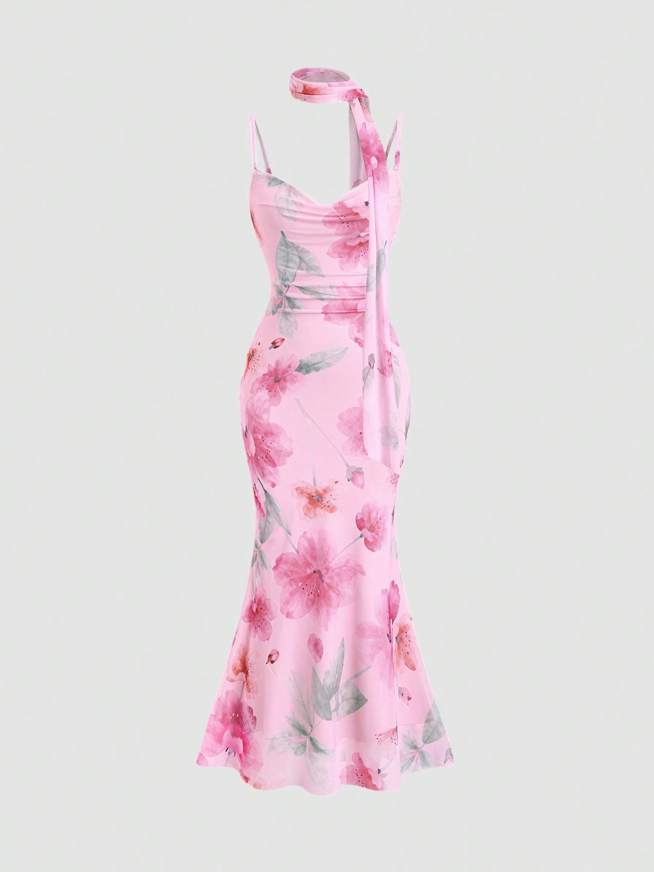 Sash Fishtail Dress