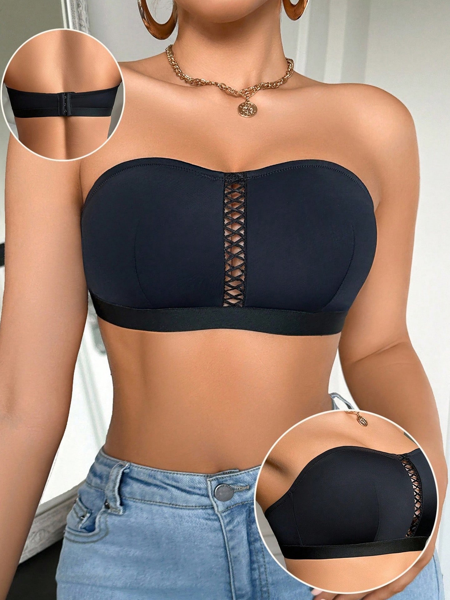 Cutout Bandeau Bra