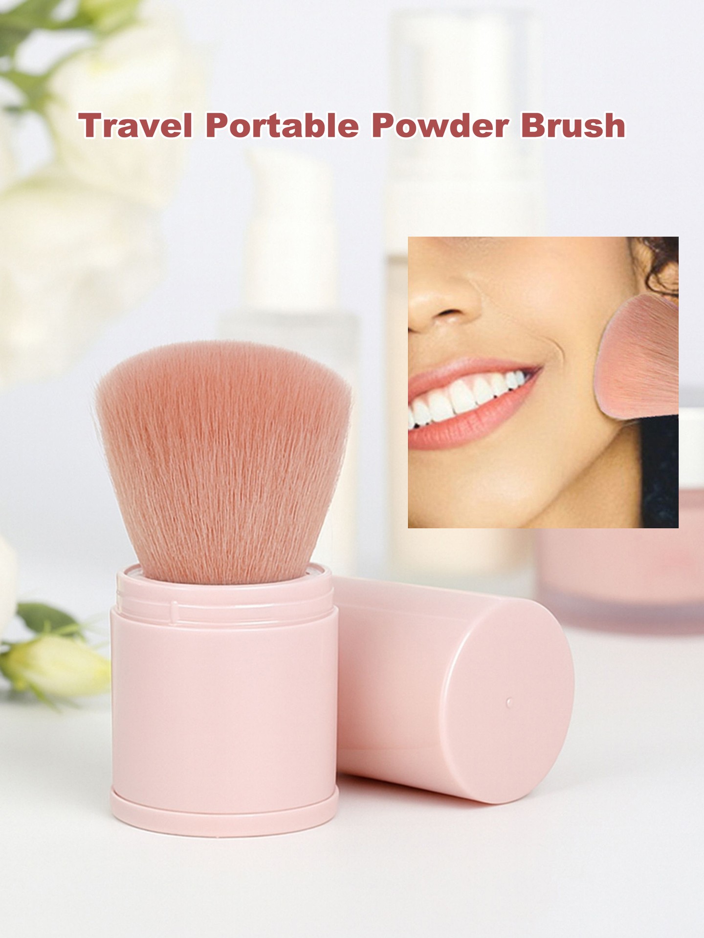 Travel Portable Powder Brush