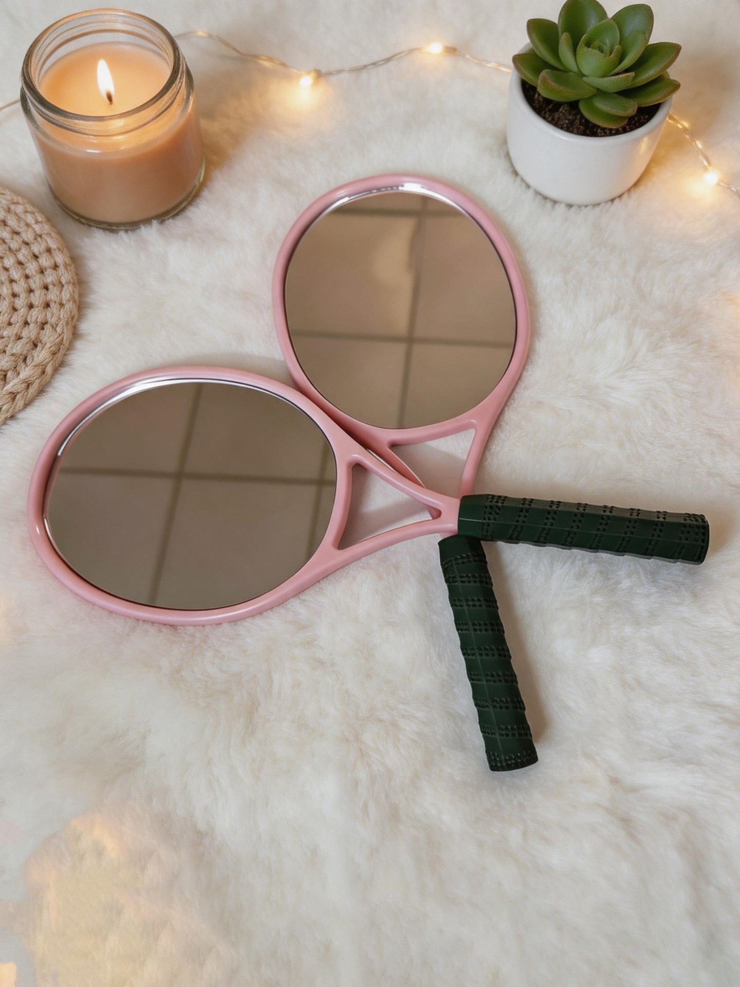 Geometric Makeup Mirror