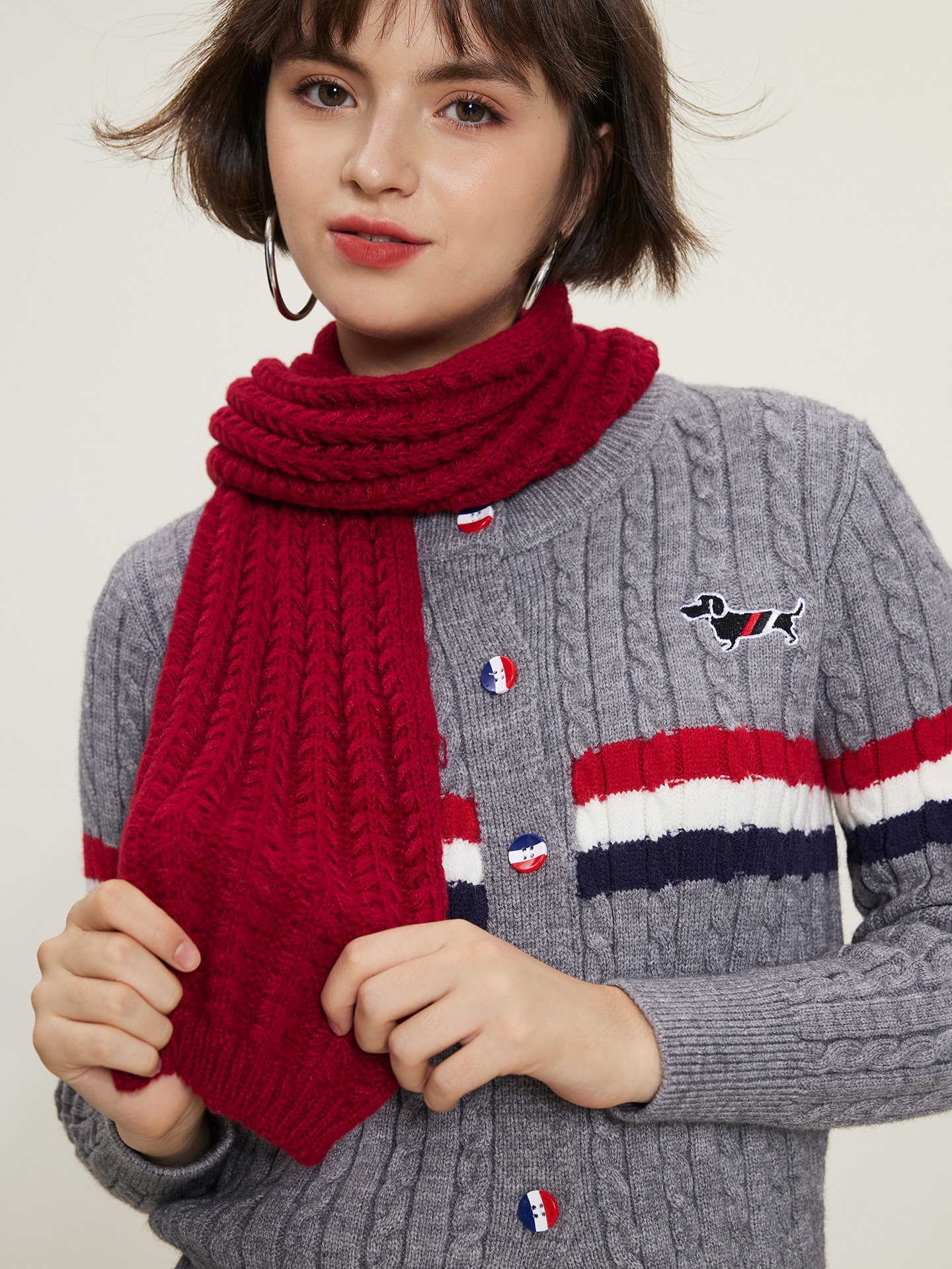 Mikasa Style Solid Scarf