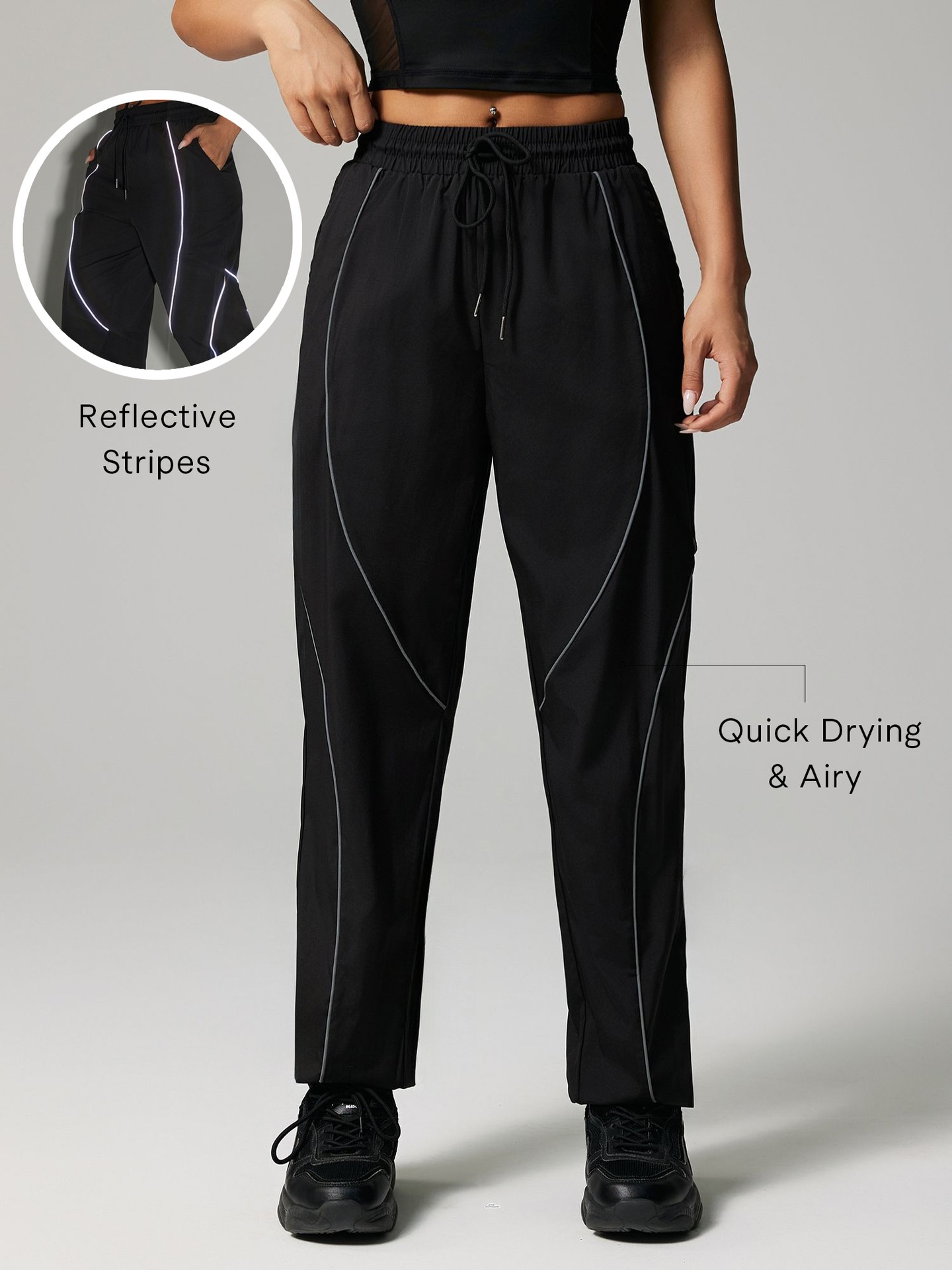 Reflective Detail Sweatpants
