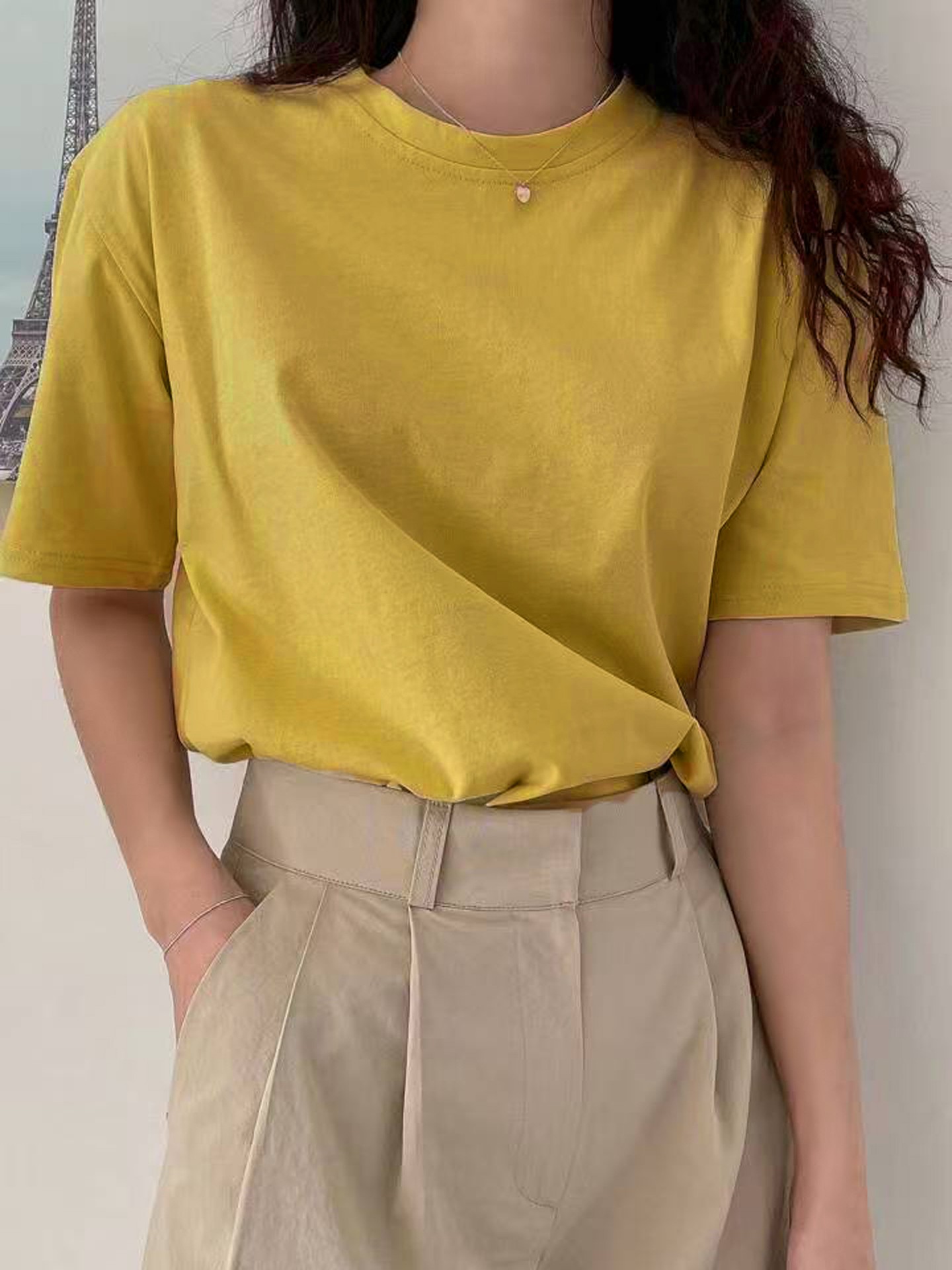 100% Cotton Pullover T-Shirt