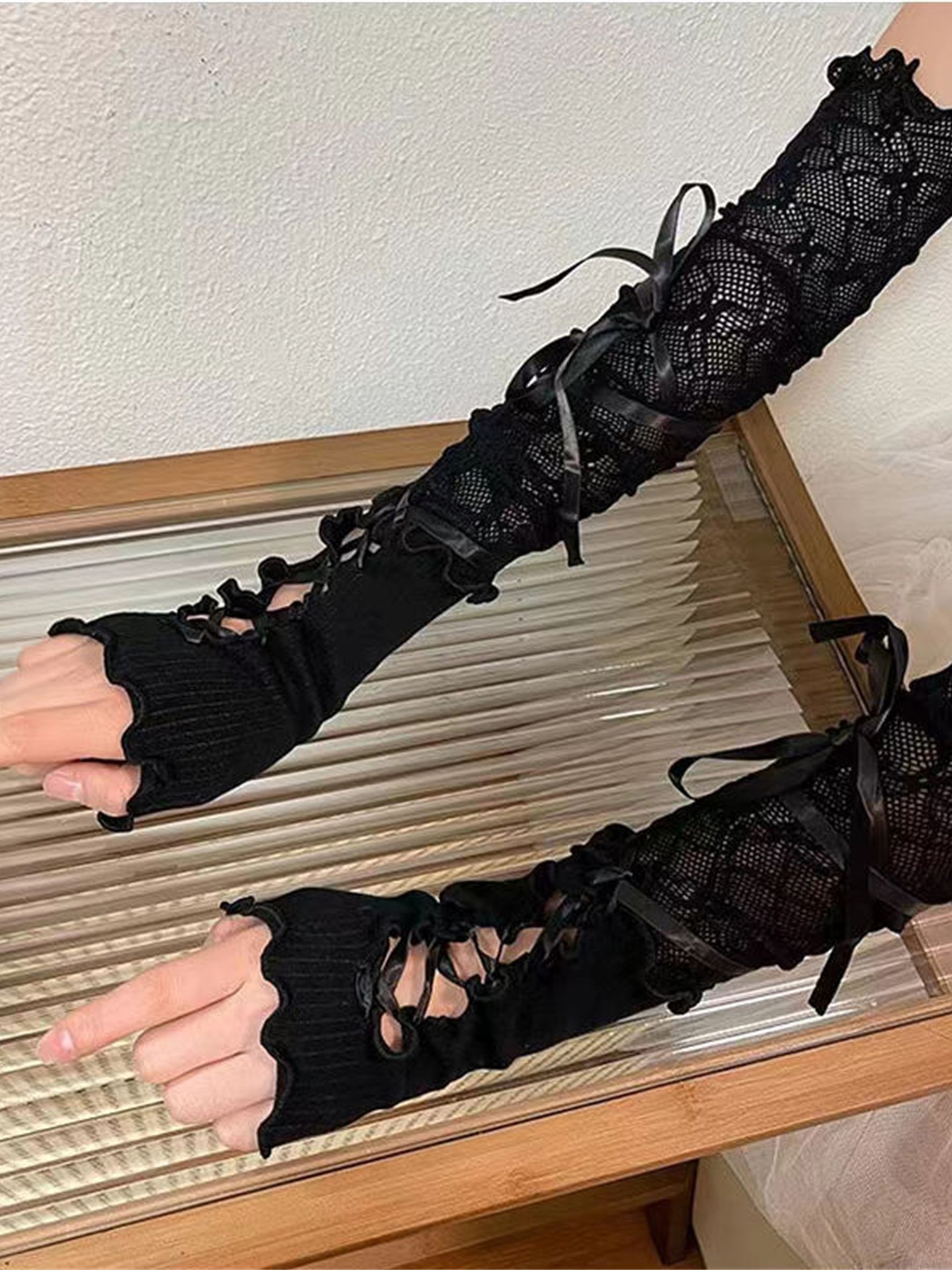 Lace up Arm Sleeves