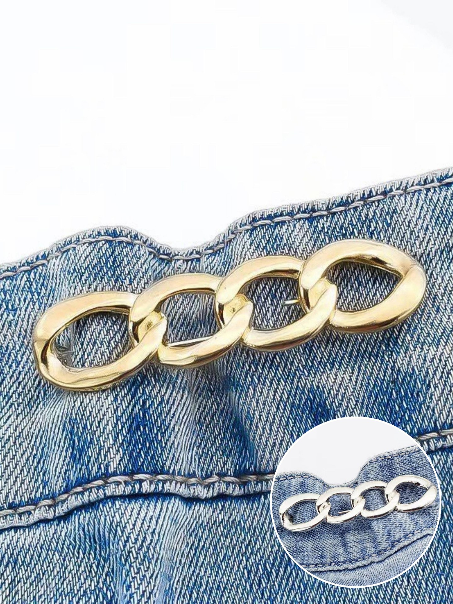 2pcs Solid Clothing adjuster