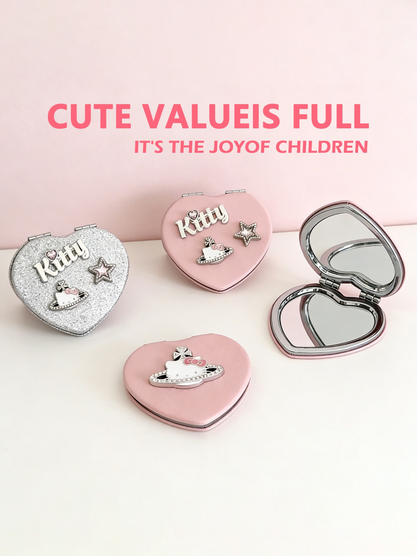 Metal Detail Makeup Mirror