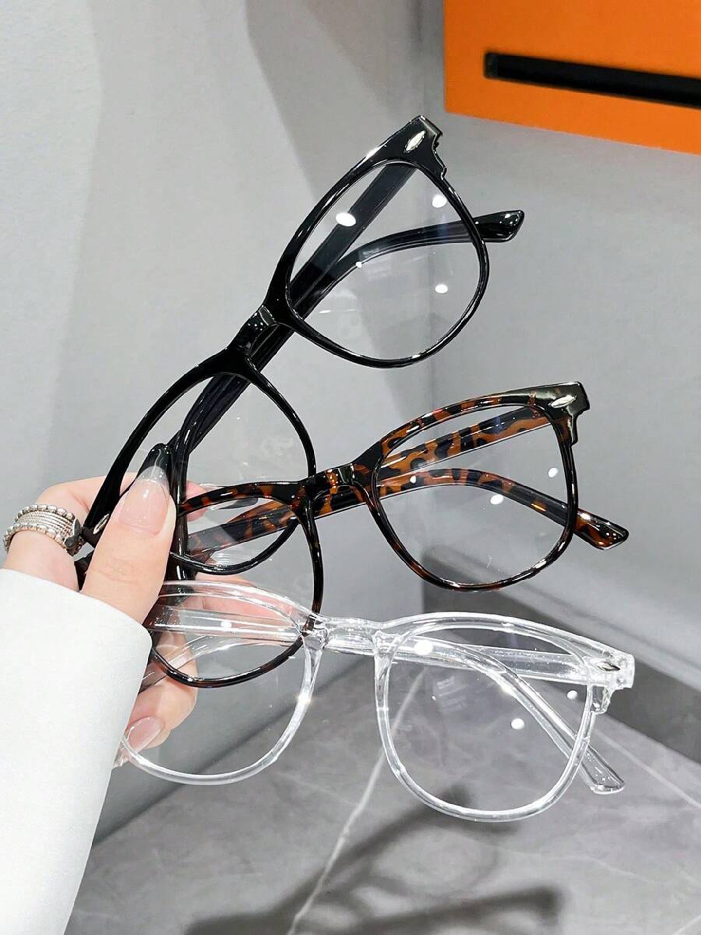 3Pairs Of Plain Eyeglasses
