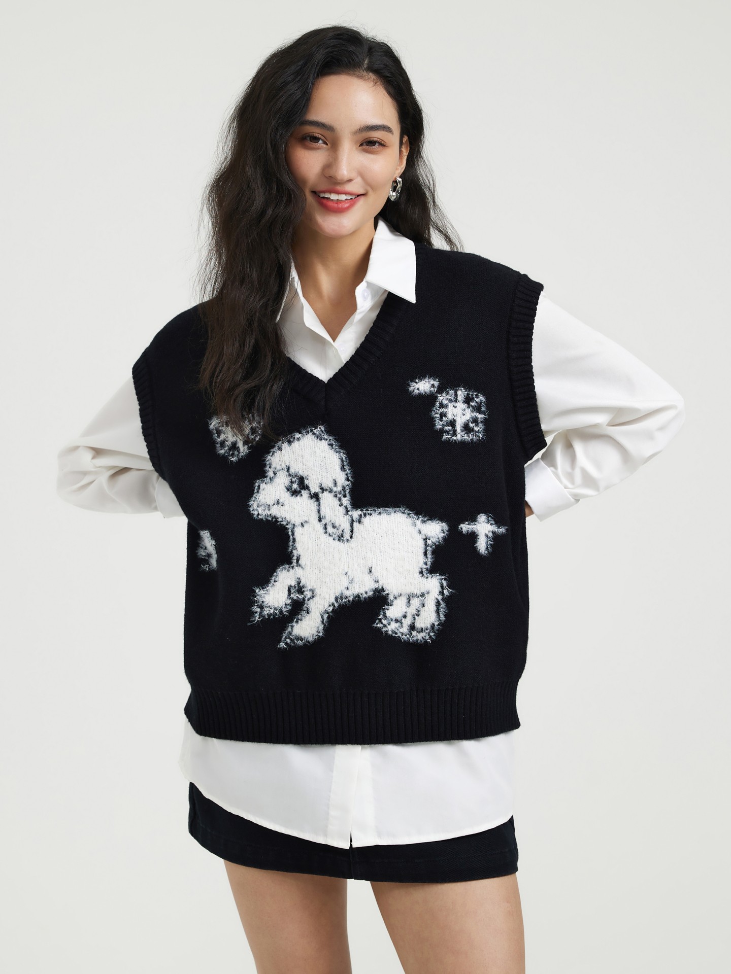 Graphic Design Sweater Vest