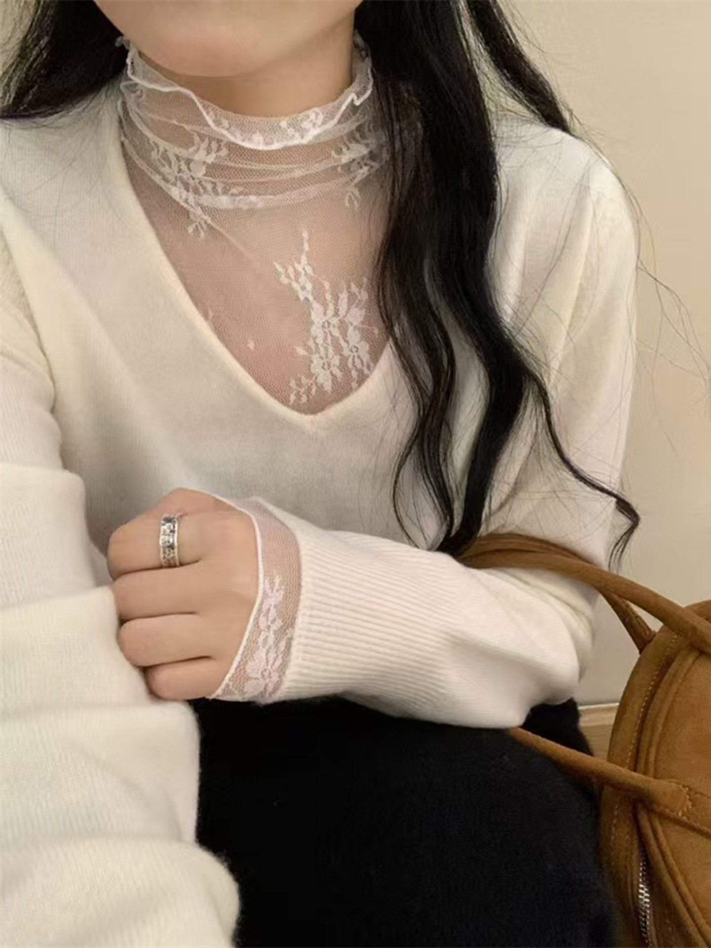 Fake 2 PCS Knit Top