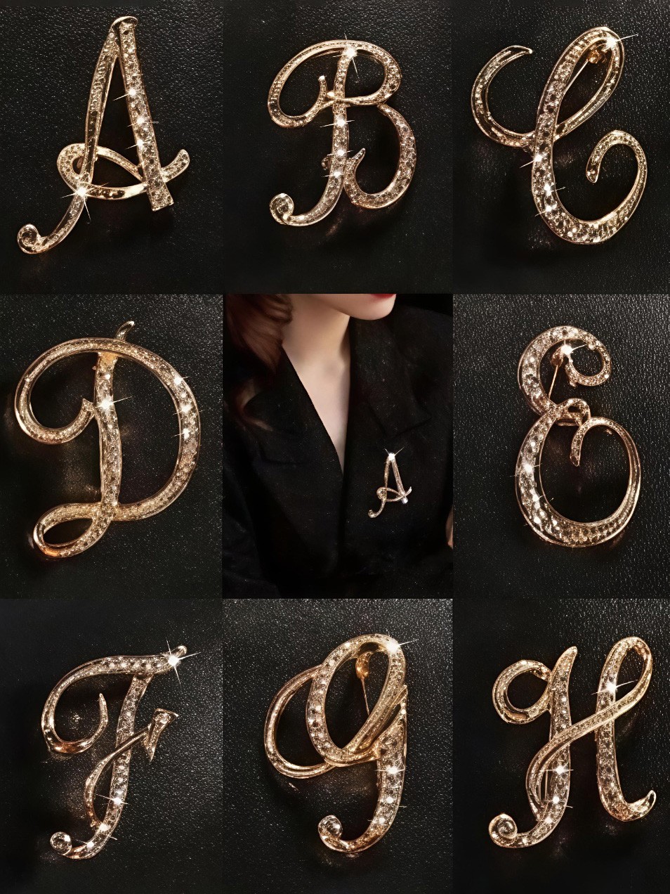 Alphabet Imitation/Artificial Jewellery - Brooch