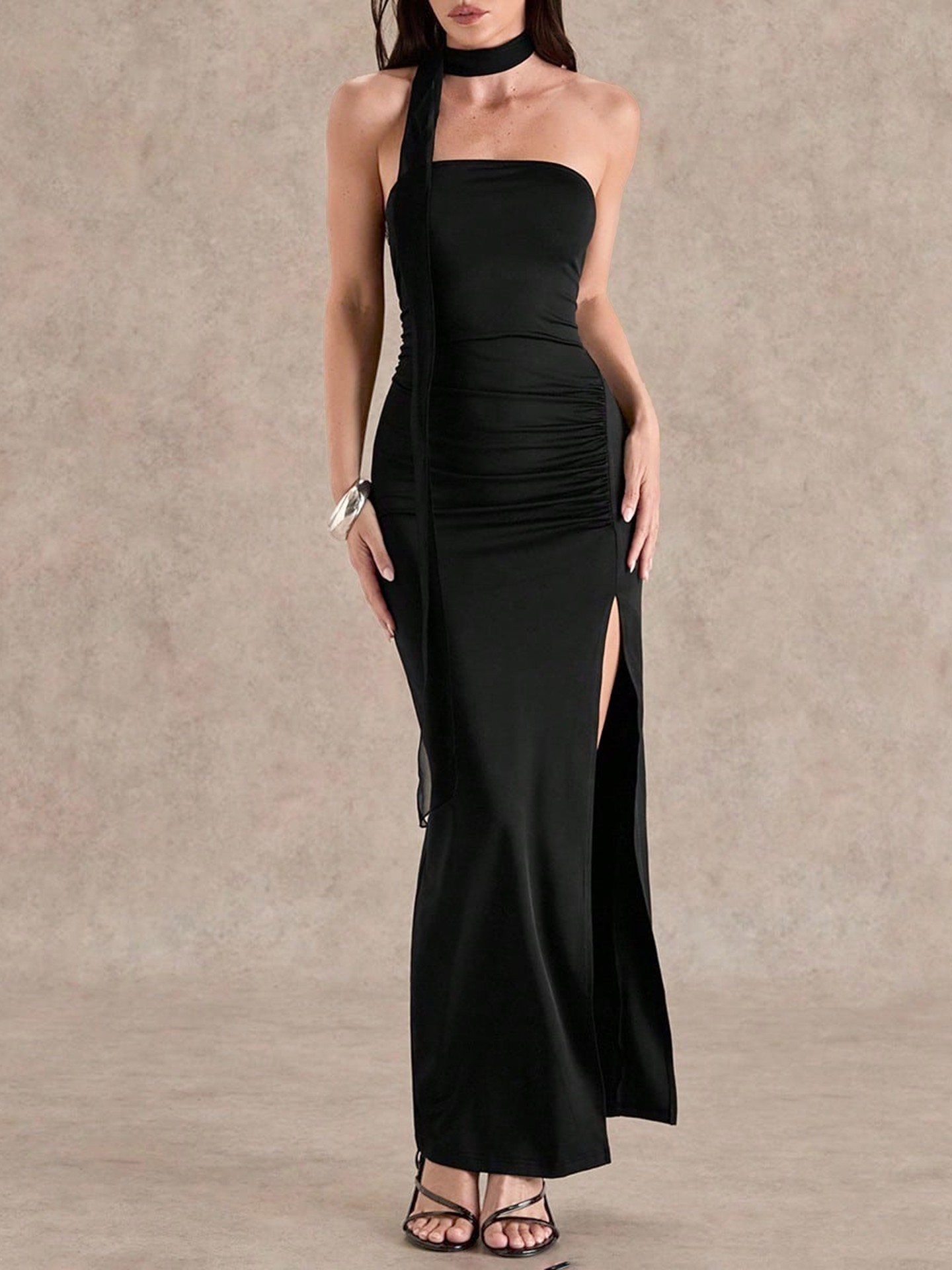Scarf Party Tube Dress