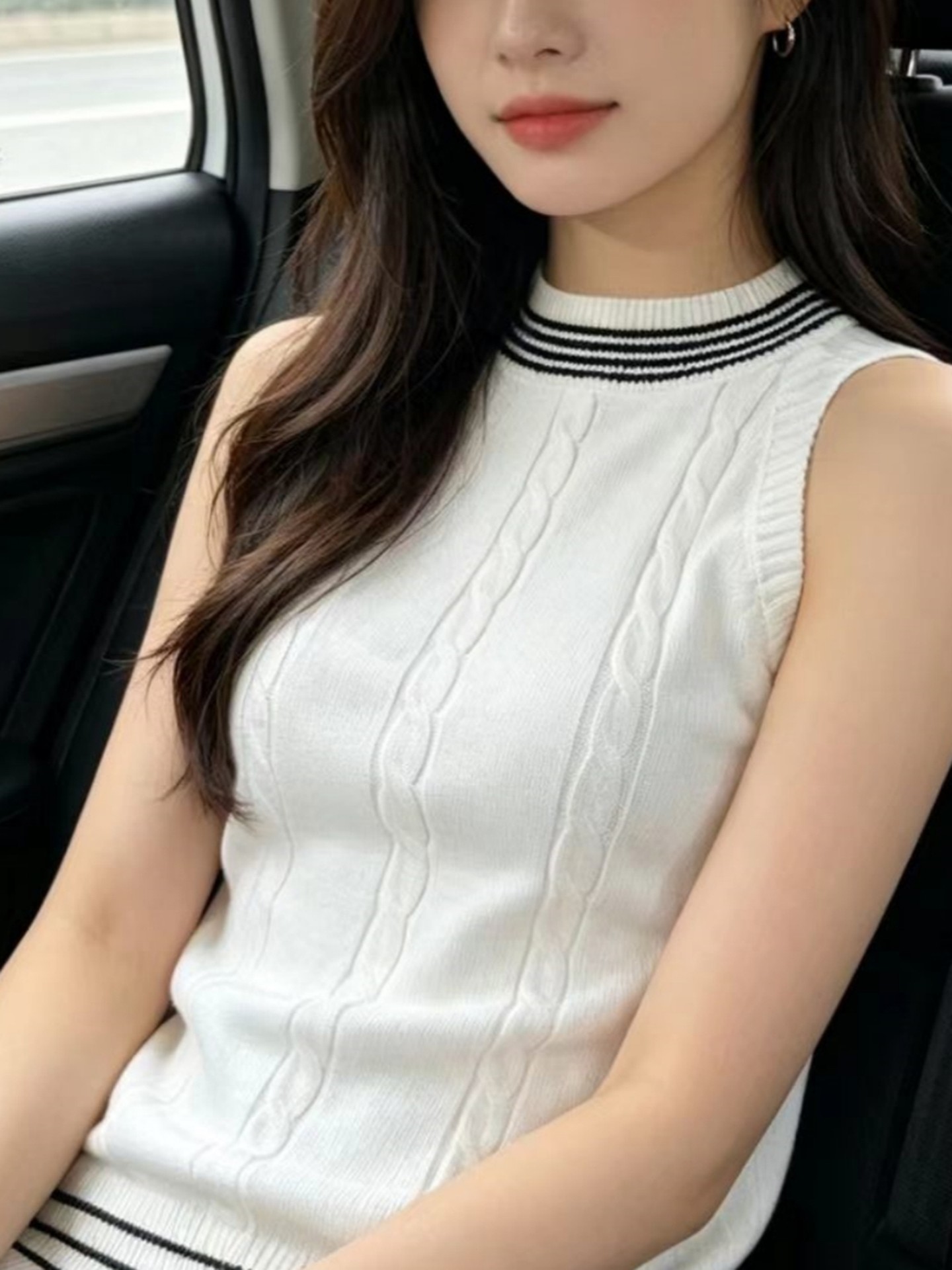 Cable Knit Top