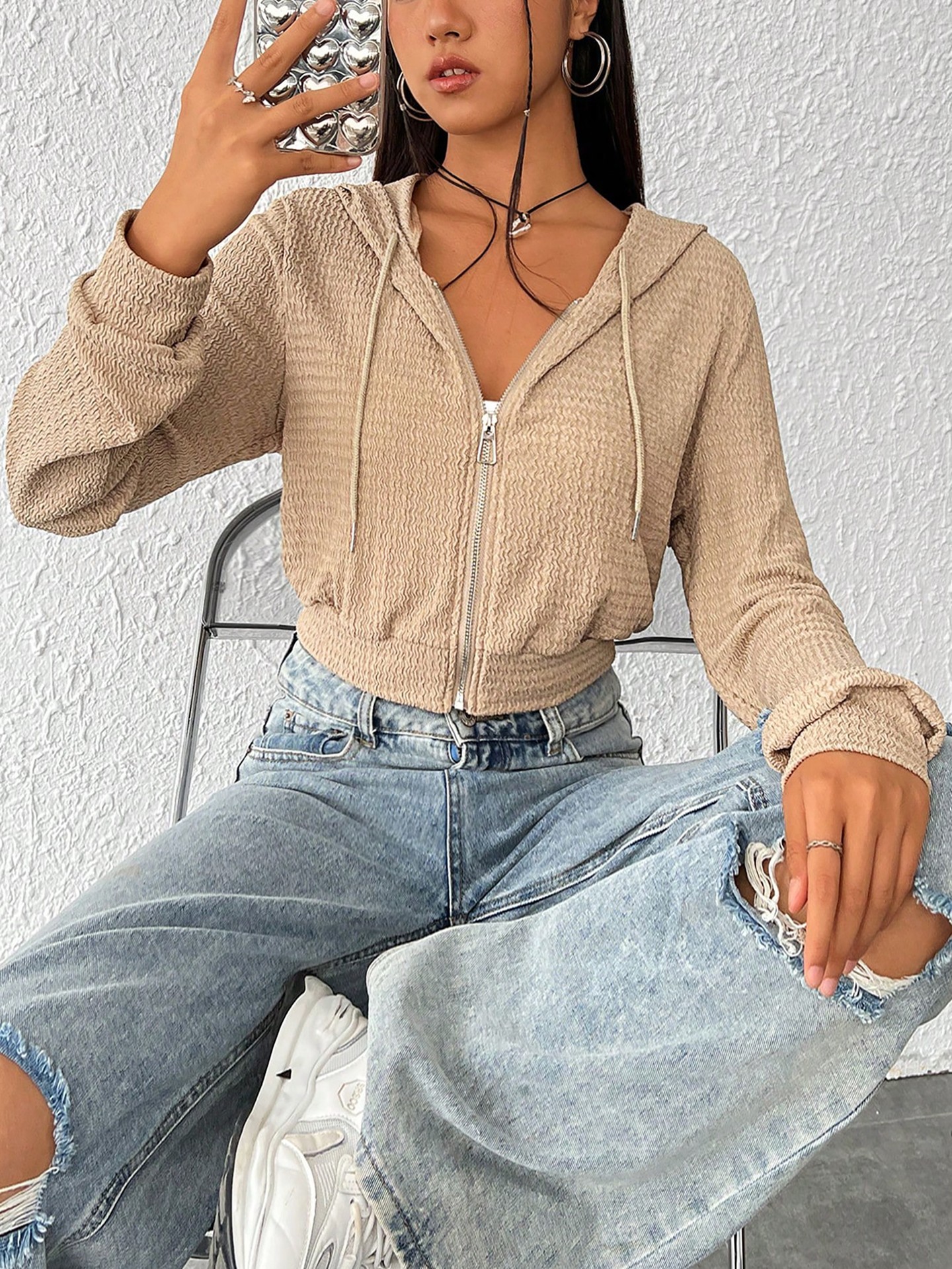 Zip Up Sweatshirt
