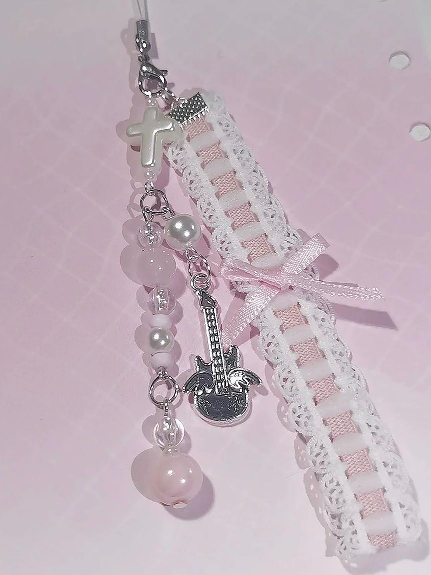 Striped Phone Charm