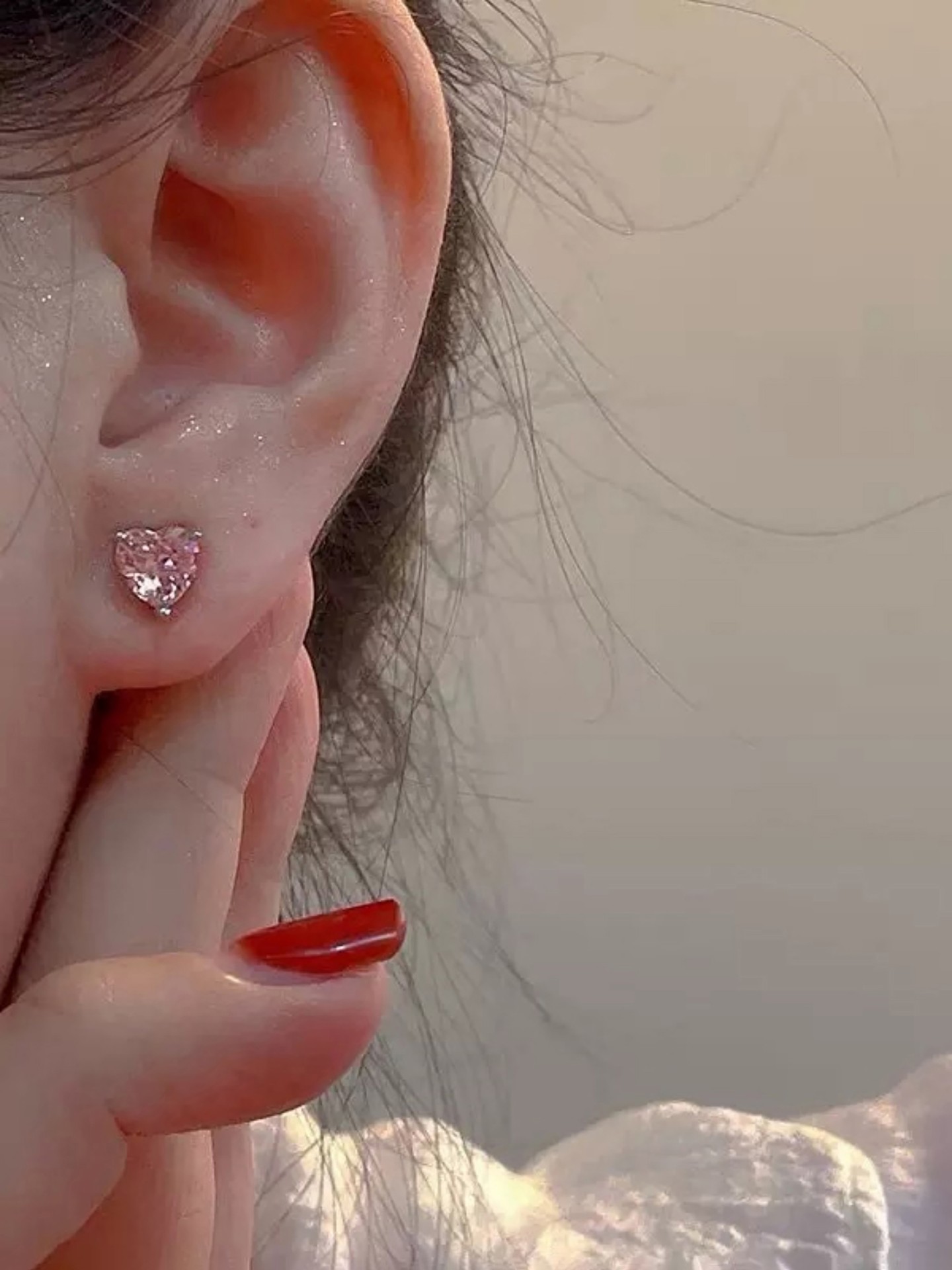 Rhinestone Artificial Jewellery - Stud