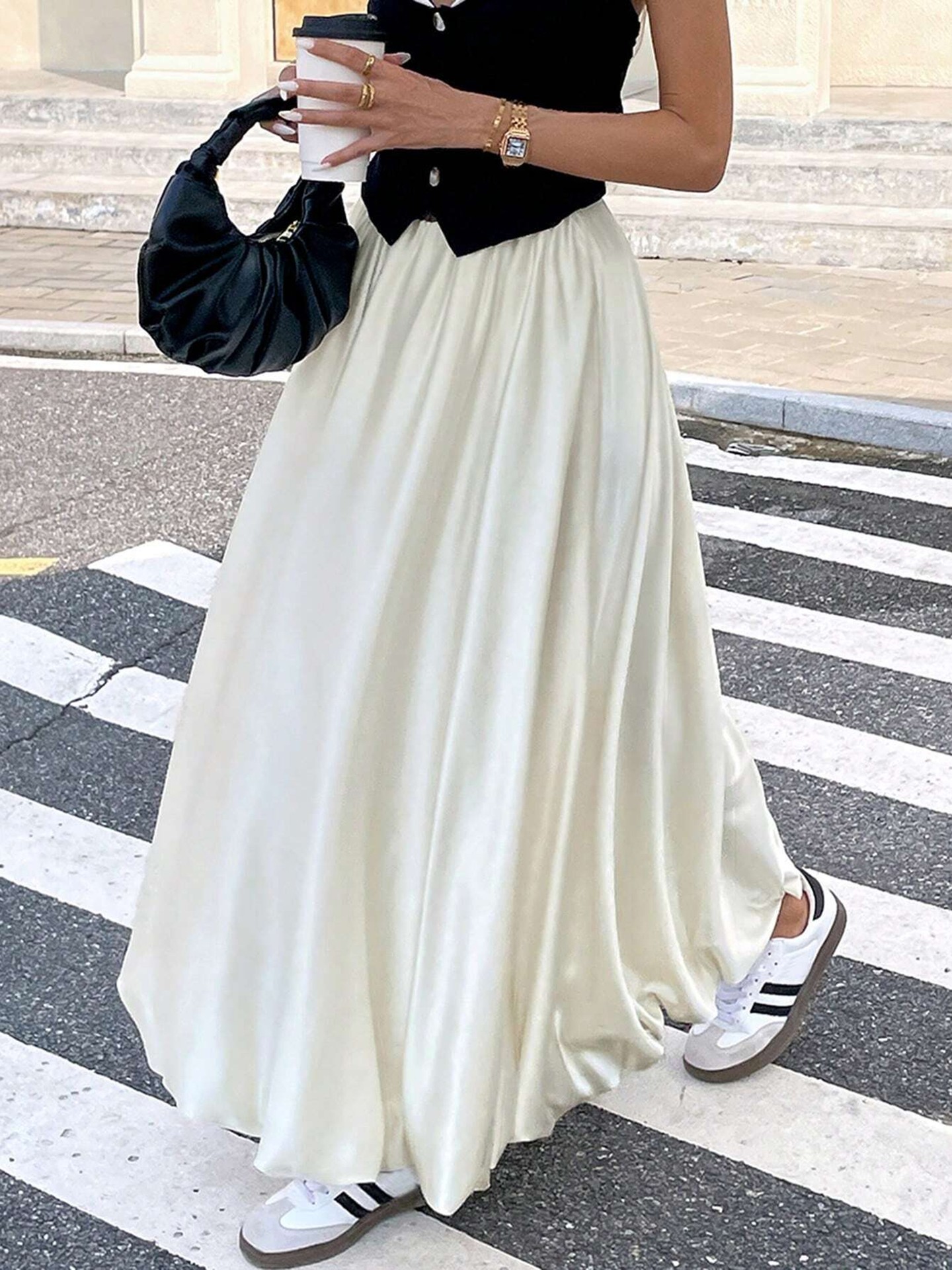 Flared Flower Bud Skirt