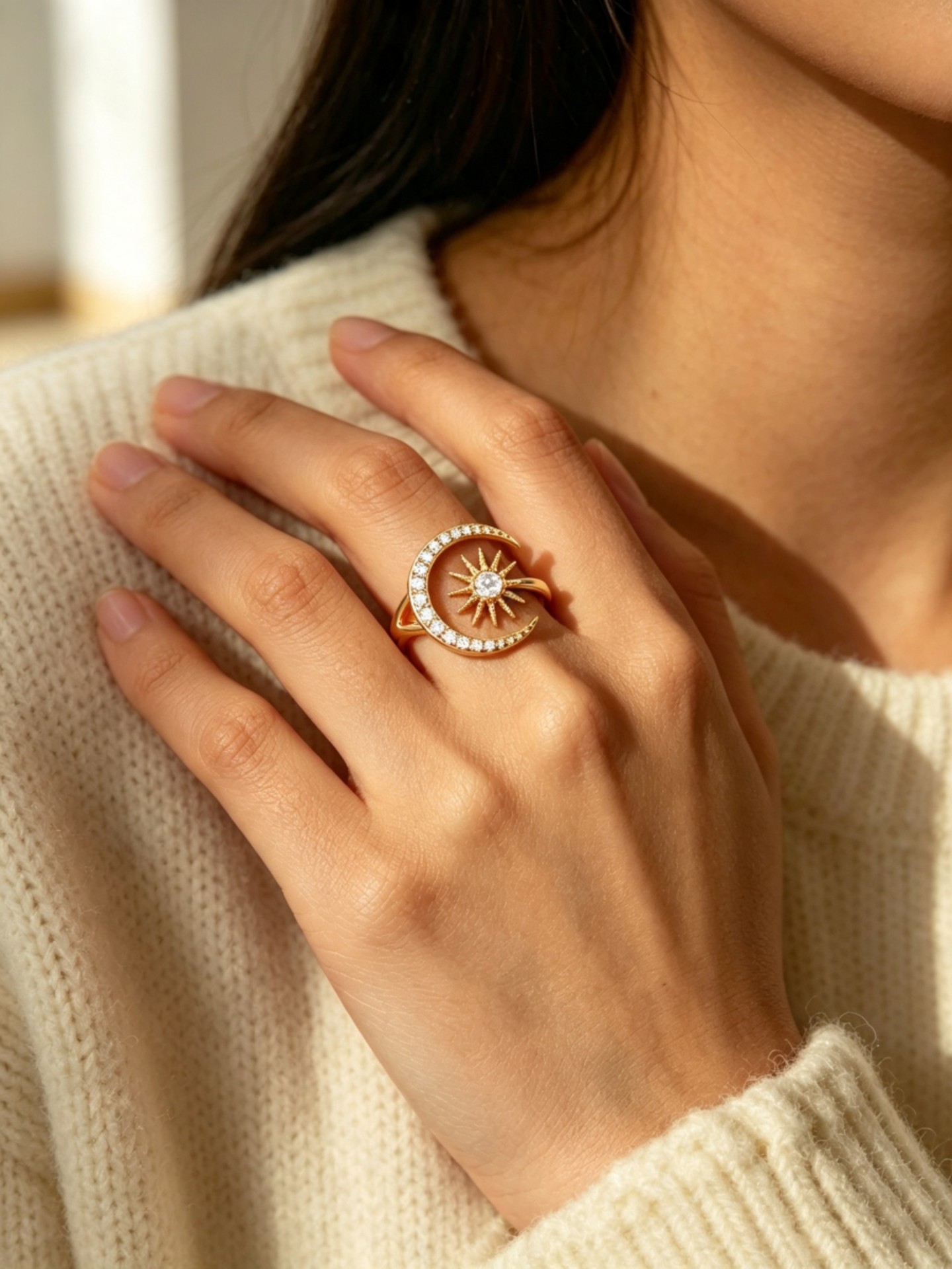 Moon Fashion Ring