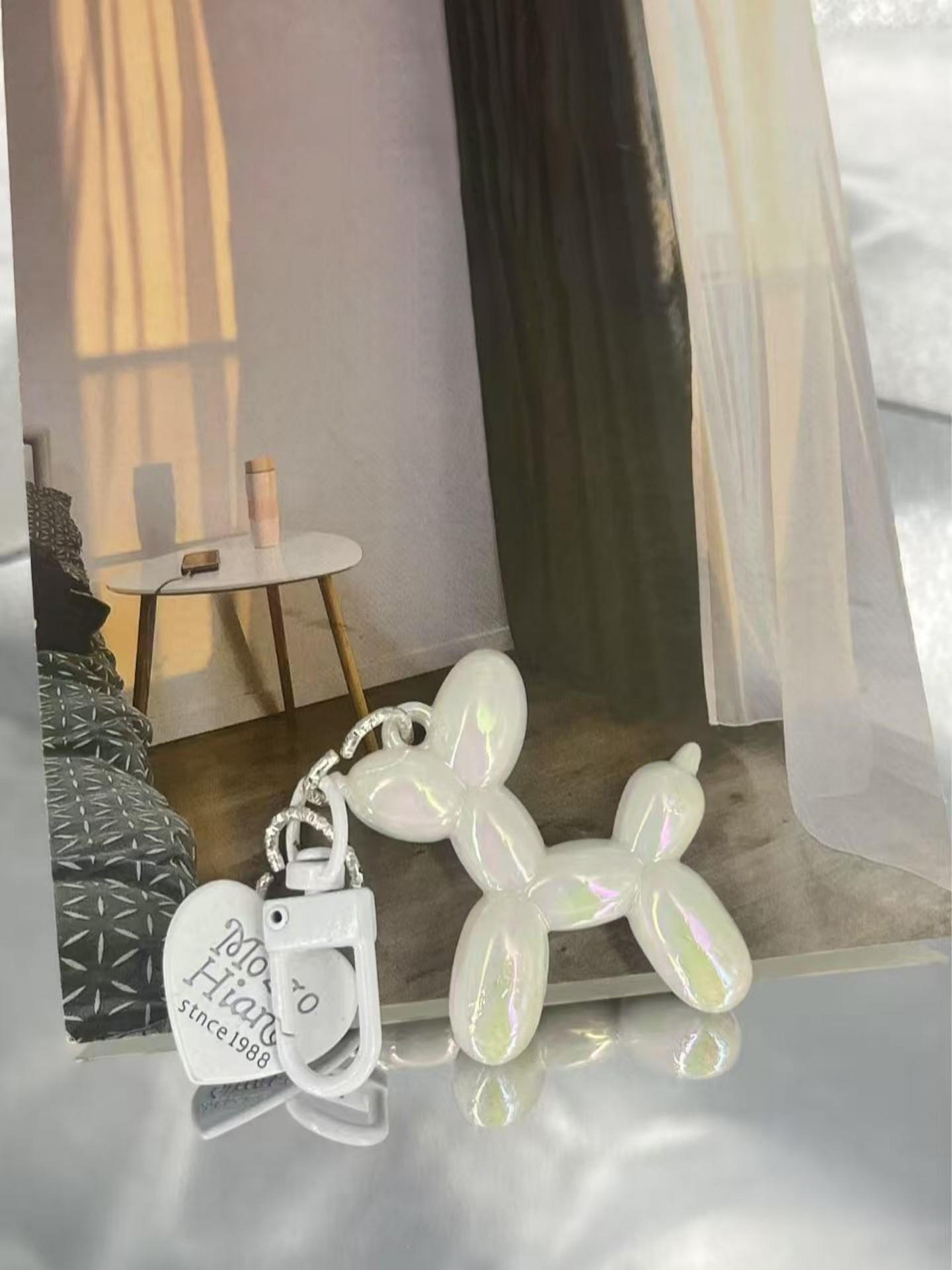 Balloon Dog Bag Charm