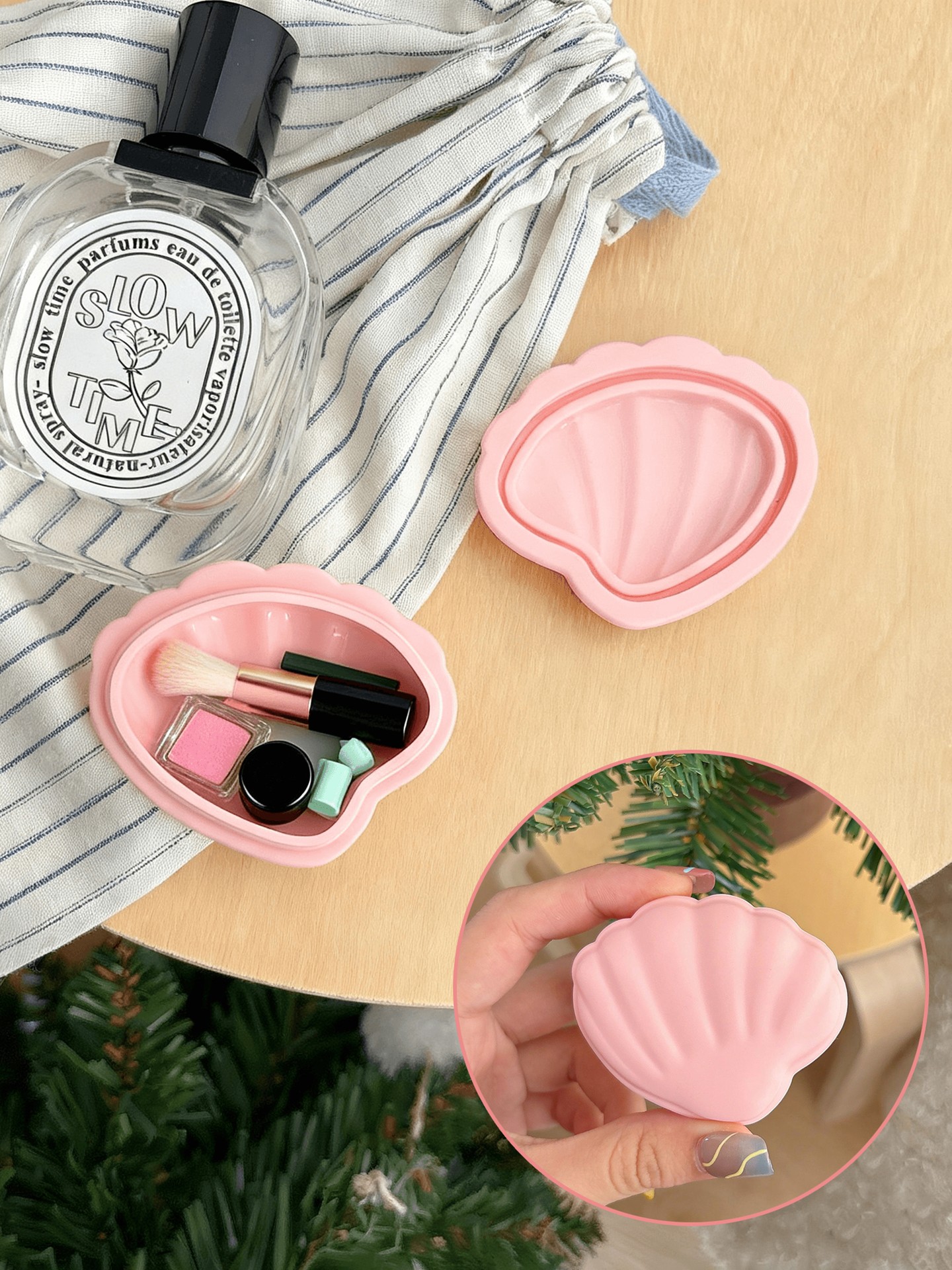Shell Makeup Box