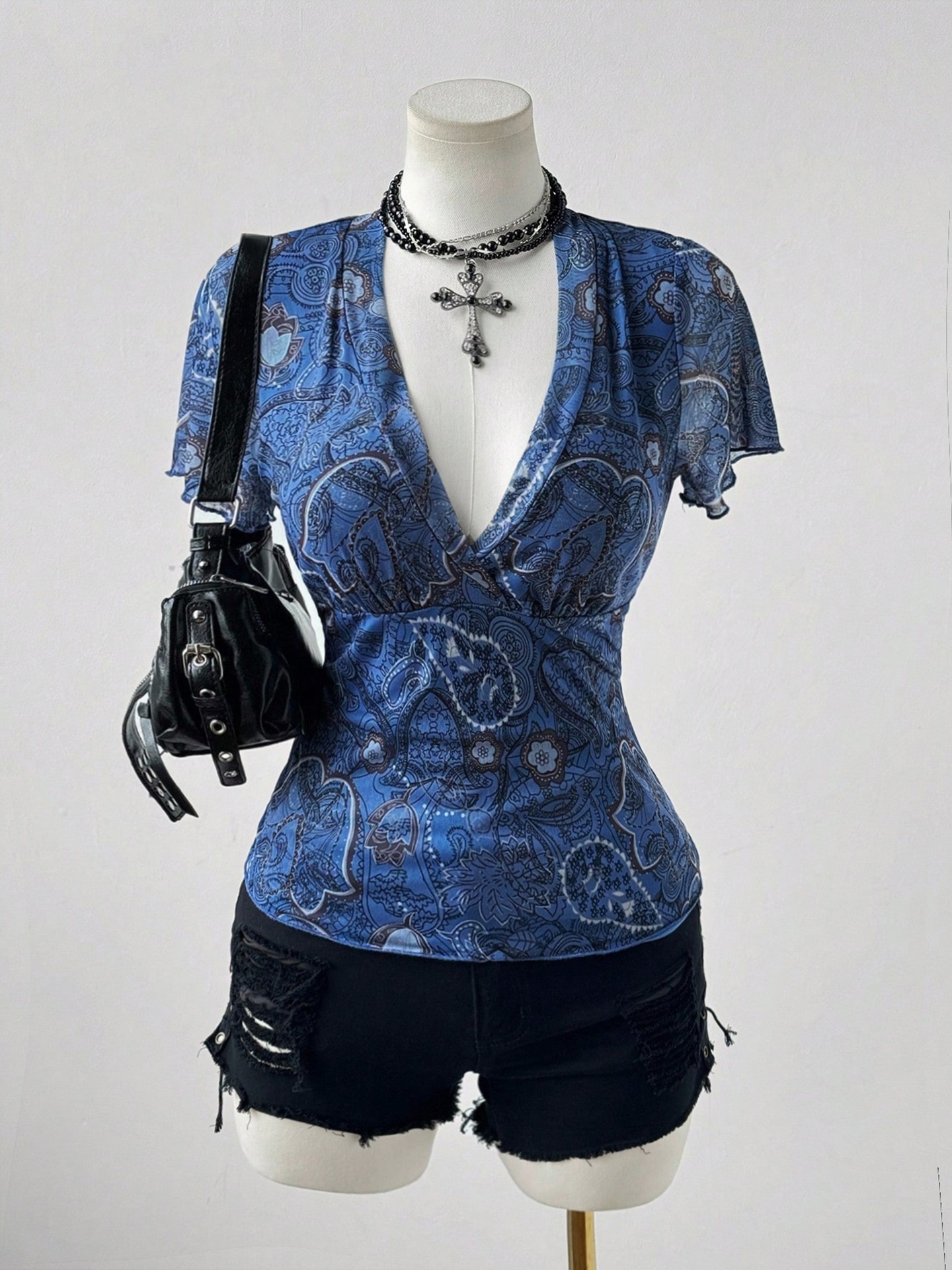 Bohemian Mesh Top