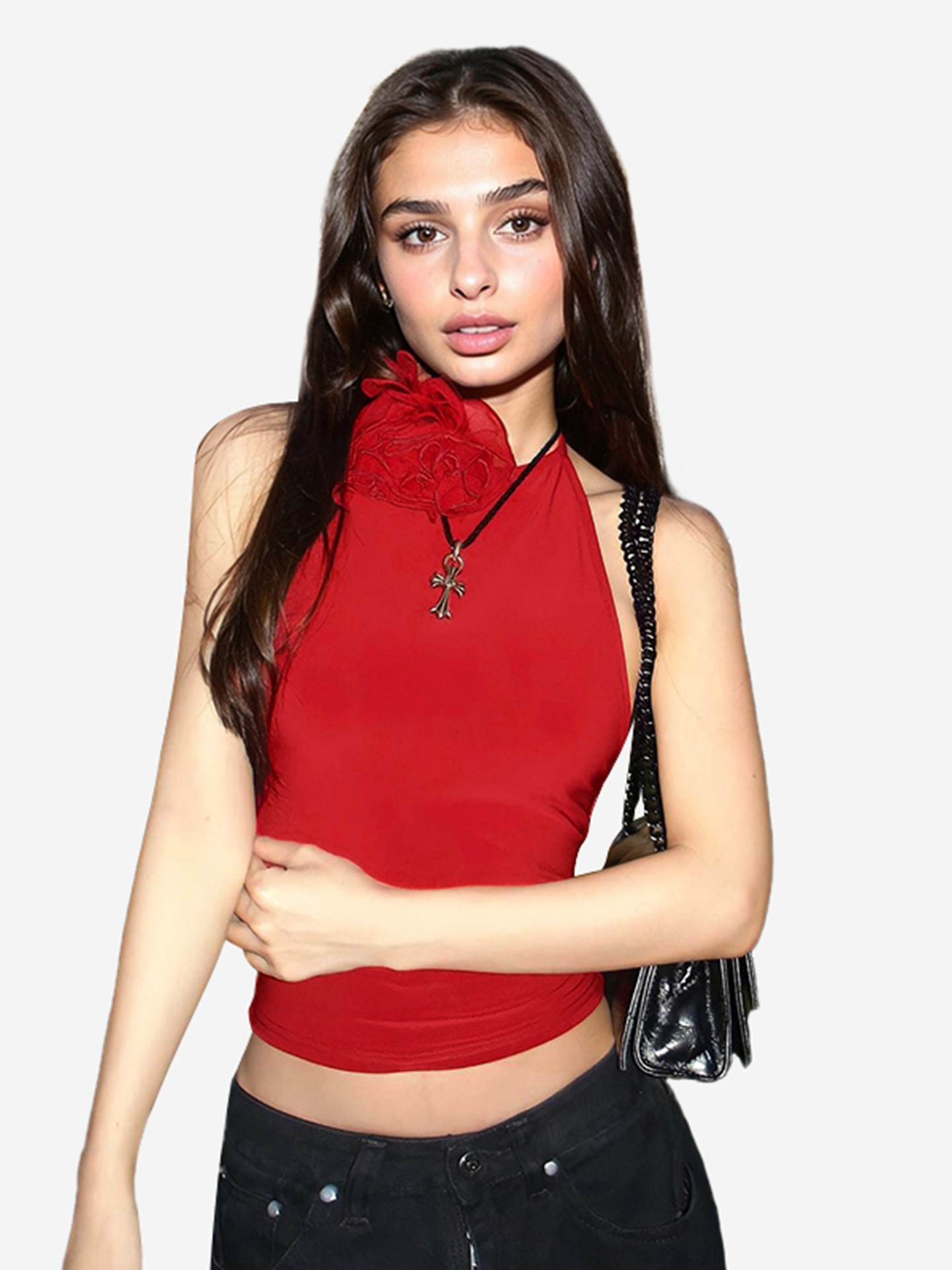 Applique Halter Top