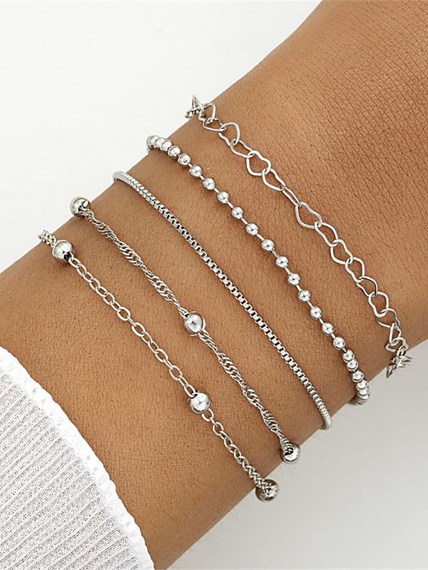 Rhinestone Bracelet Set