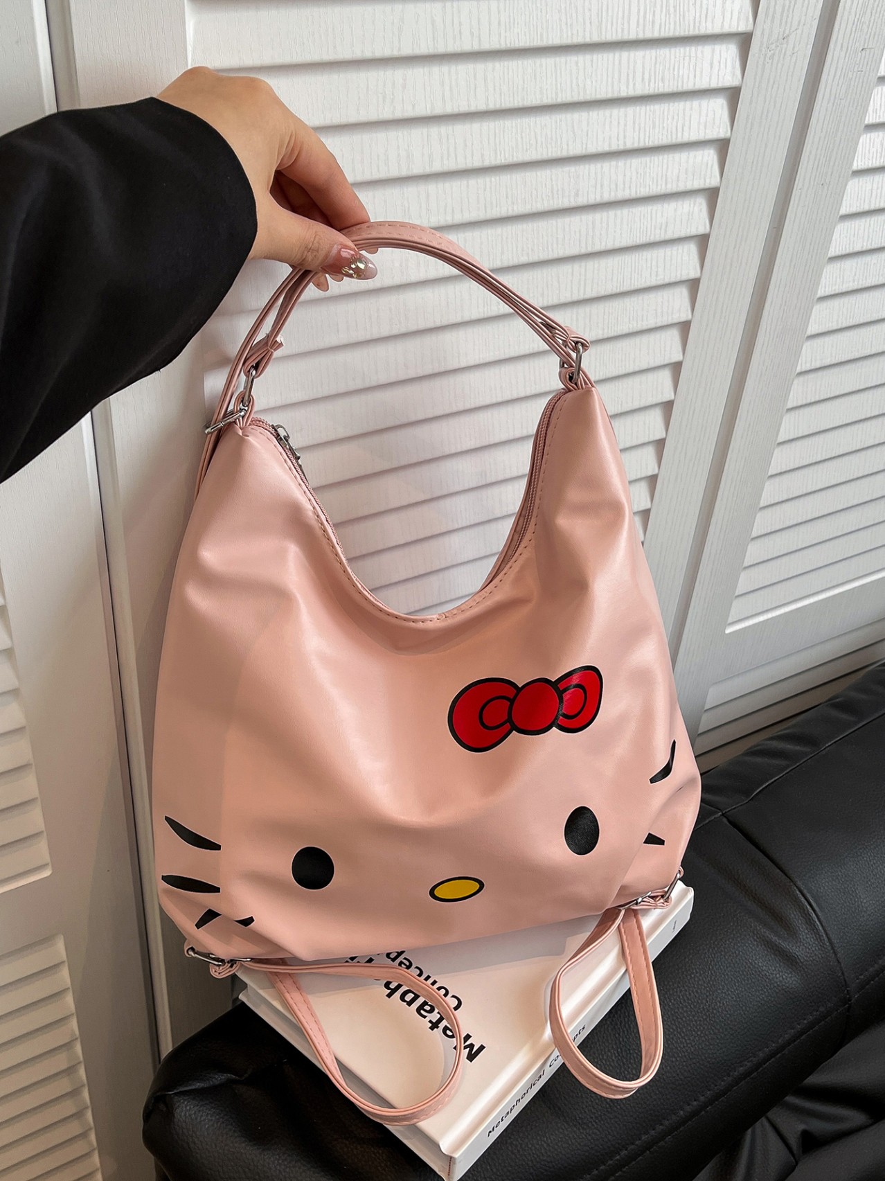 Kitty Print Crossbody Bag
