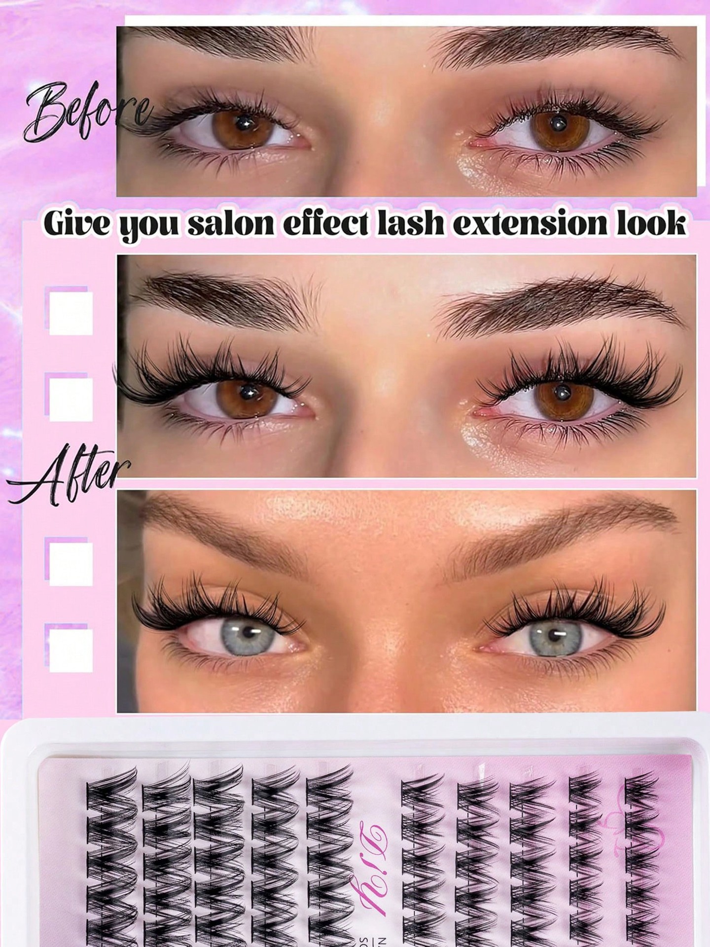 120pcs Eyelash