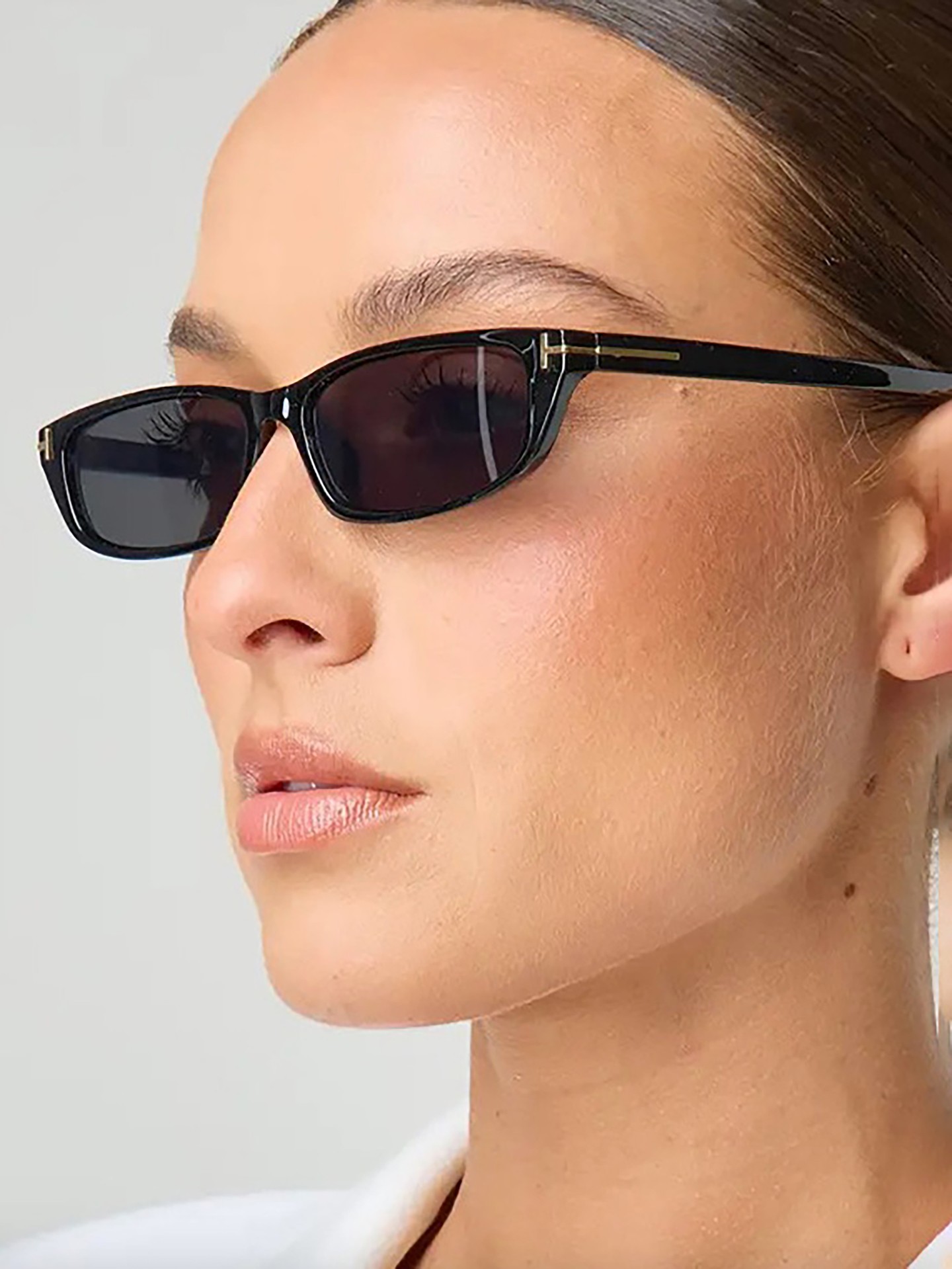 Solid Retro Sunglasses