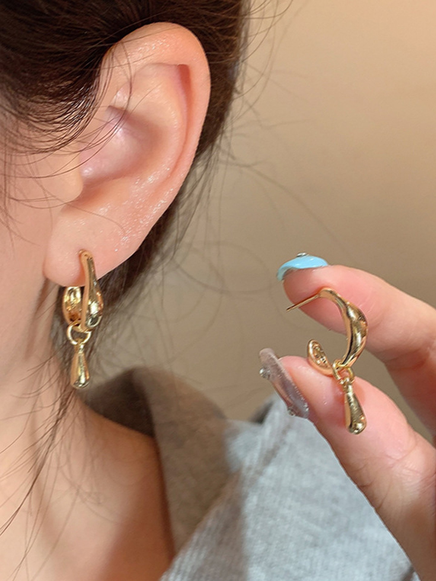Water Drop Artificial Jewellery - Dangle
