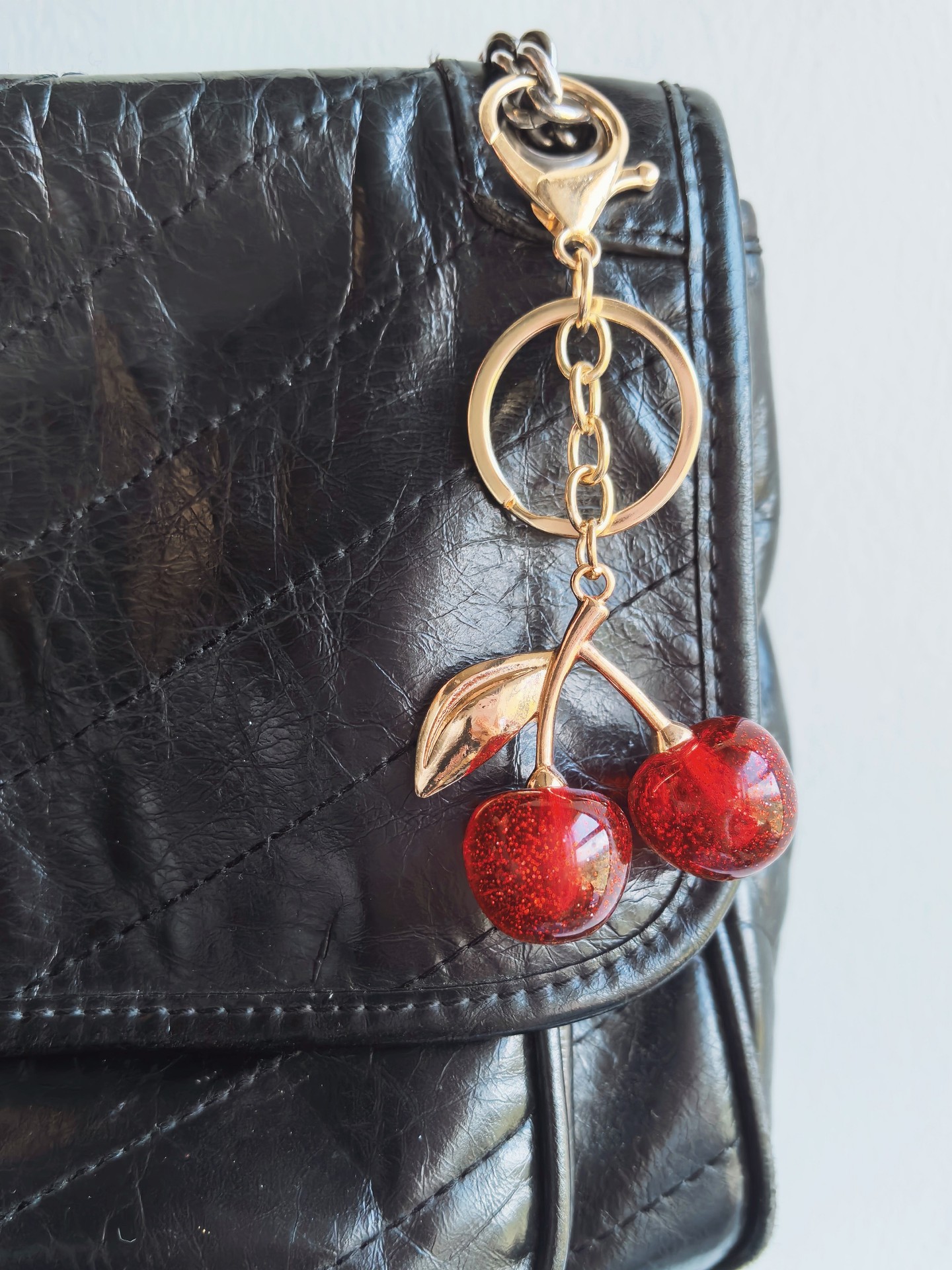 Cherry Bag Charm