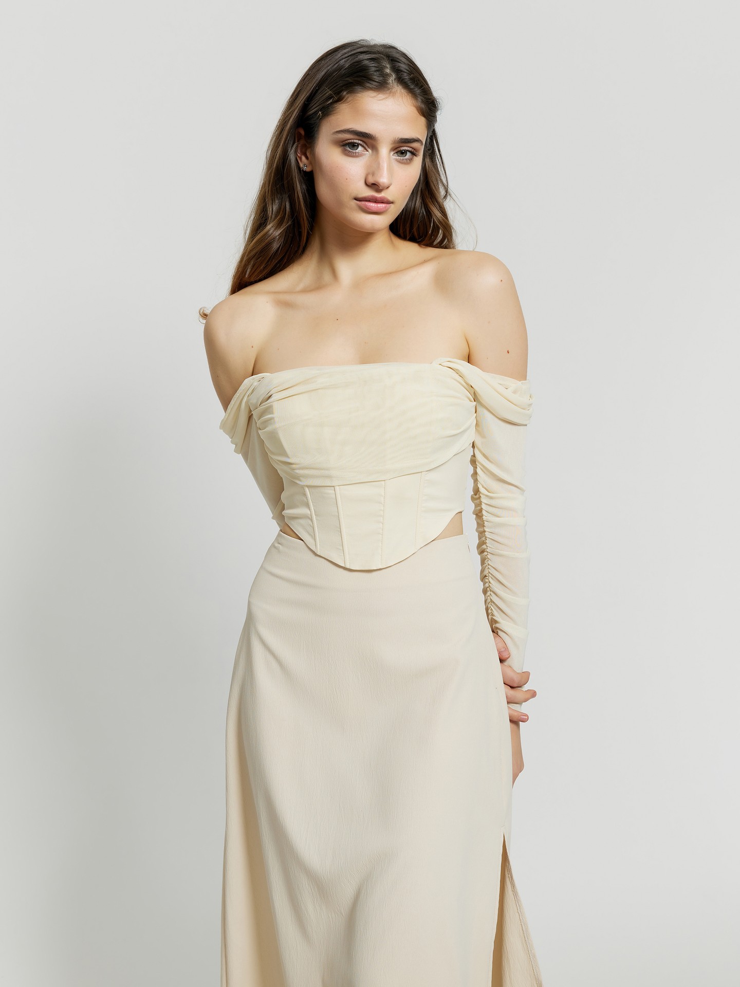 Mesh Corset Top