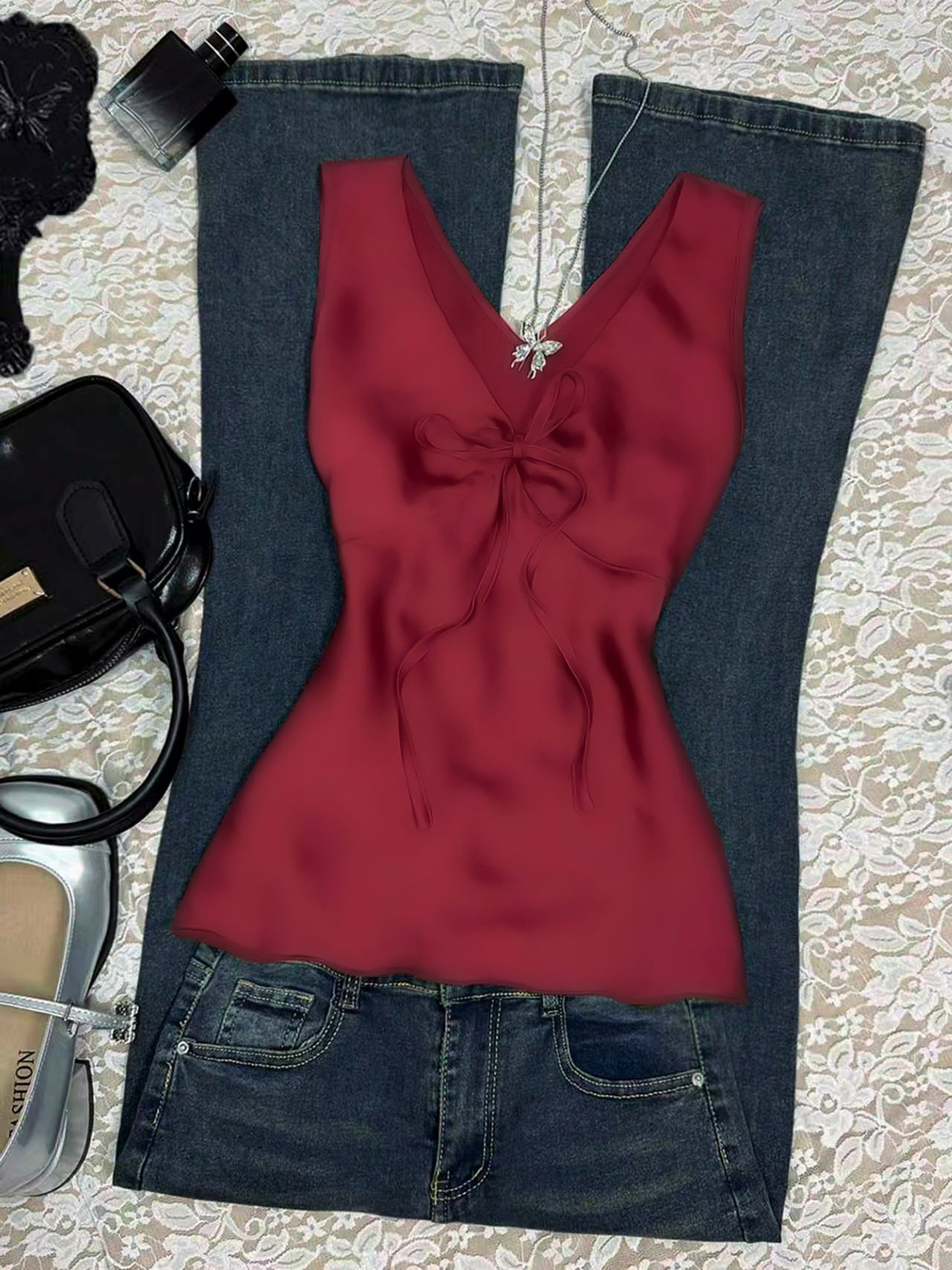 Satin Tank Top