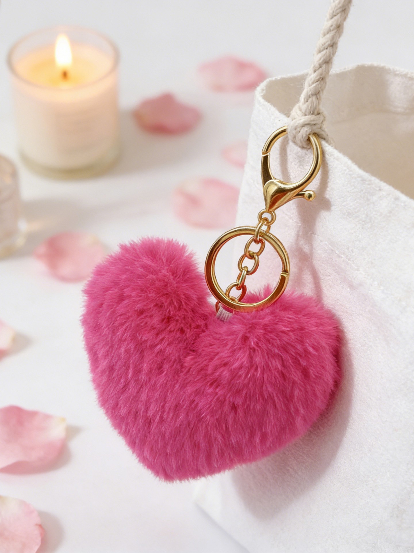 Heart Bag Charm