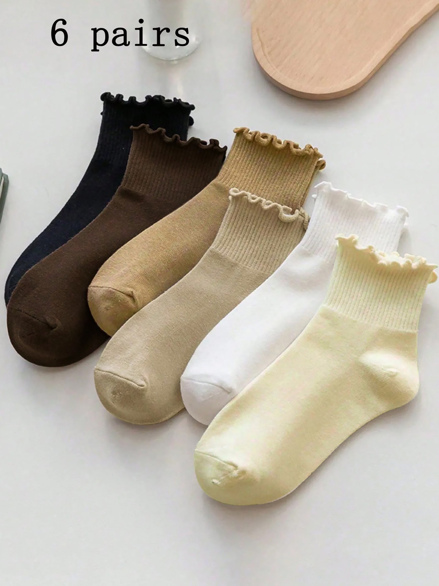 6Pairs Of Waves Sock Set