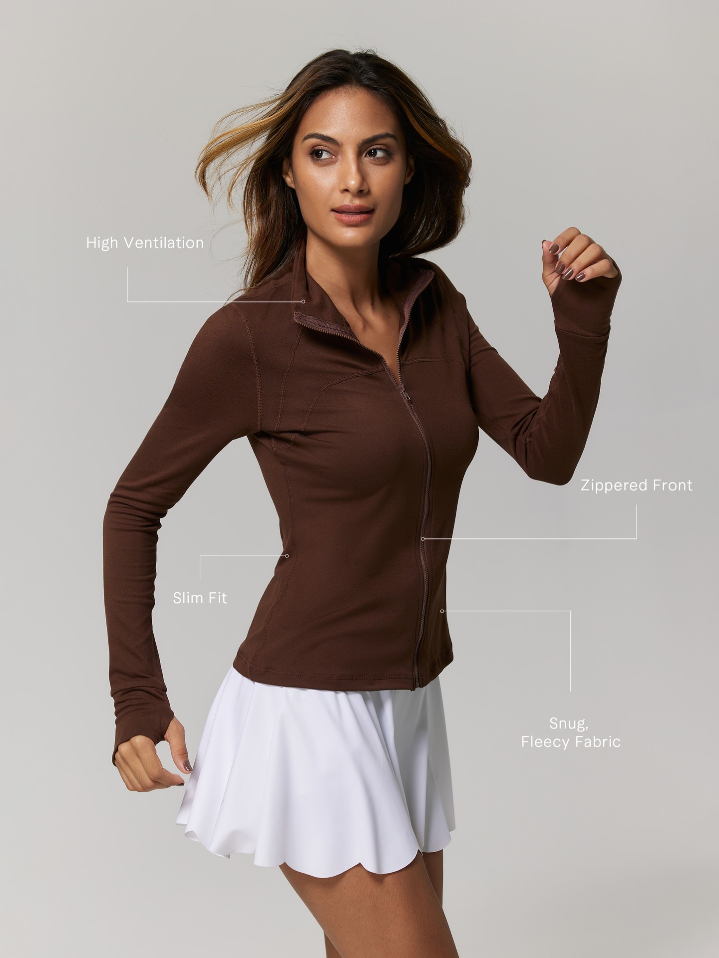 Fleece Athletic Jacket