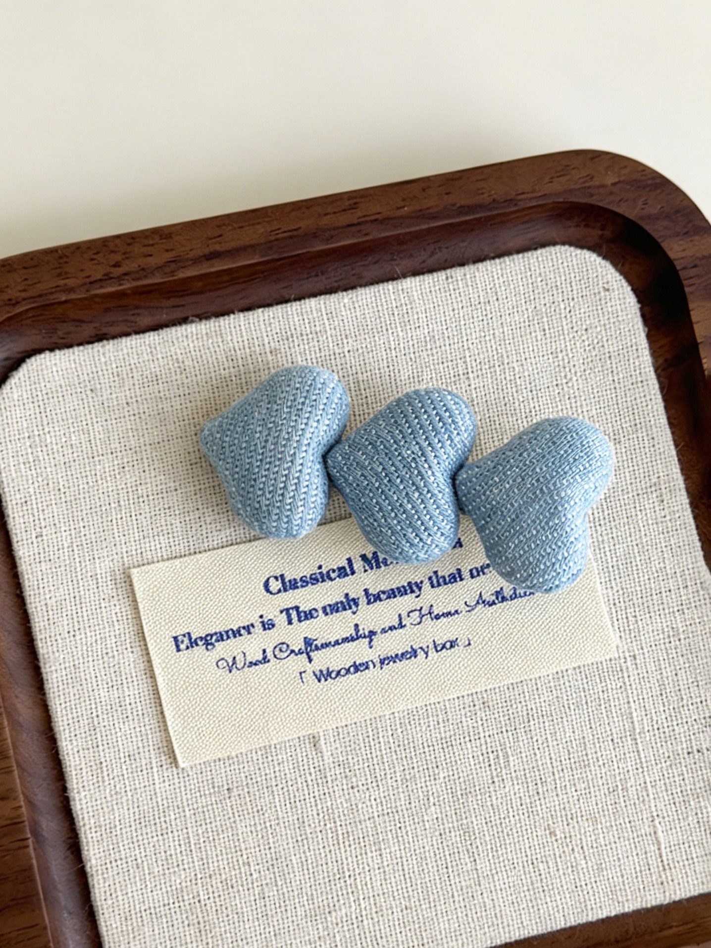 Denim Hair Clip