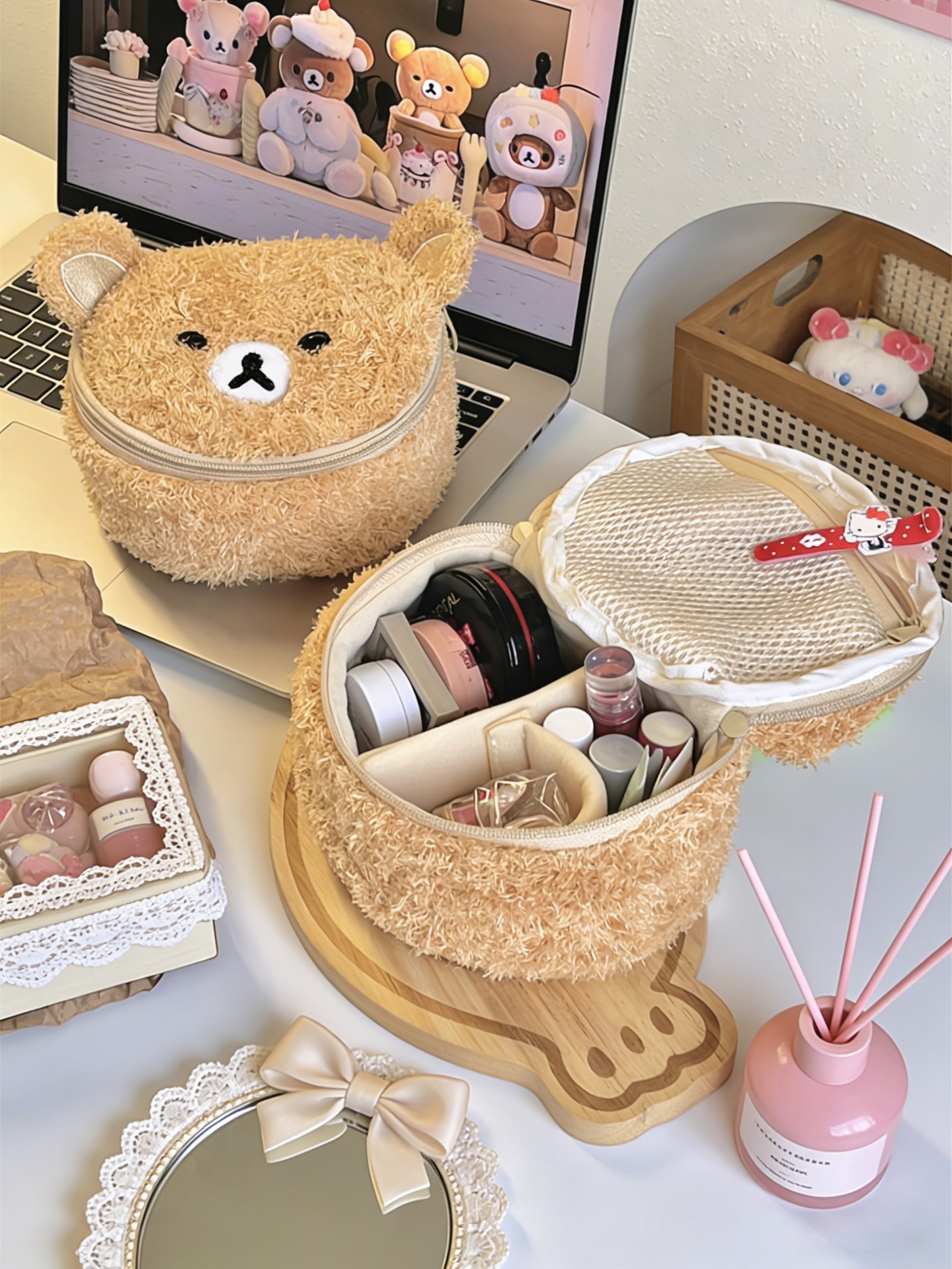 Cute Bear Makeup Bag