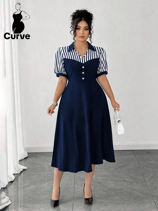 giz vestido social plus size midi
