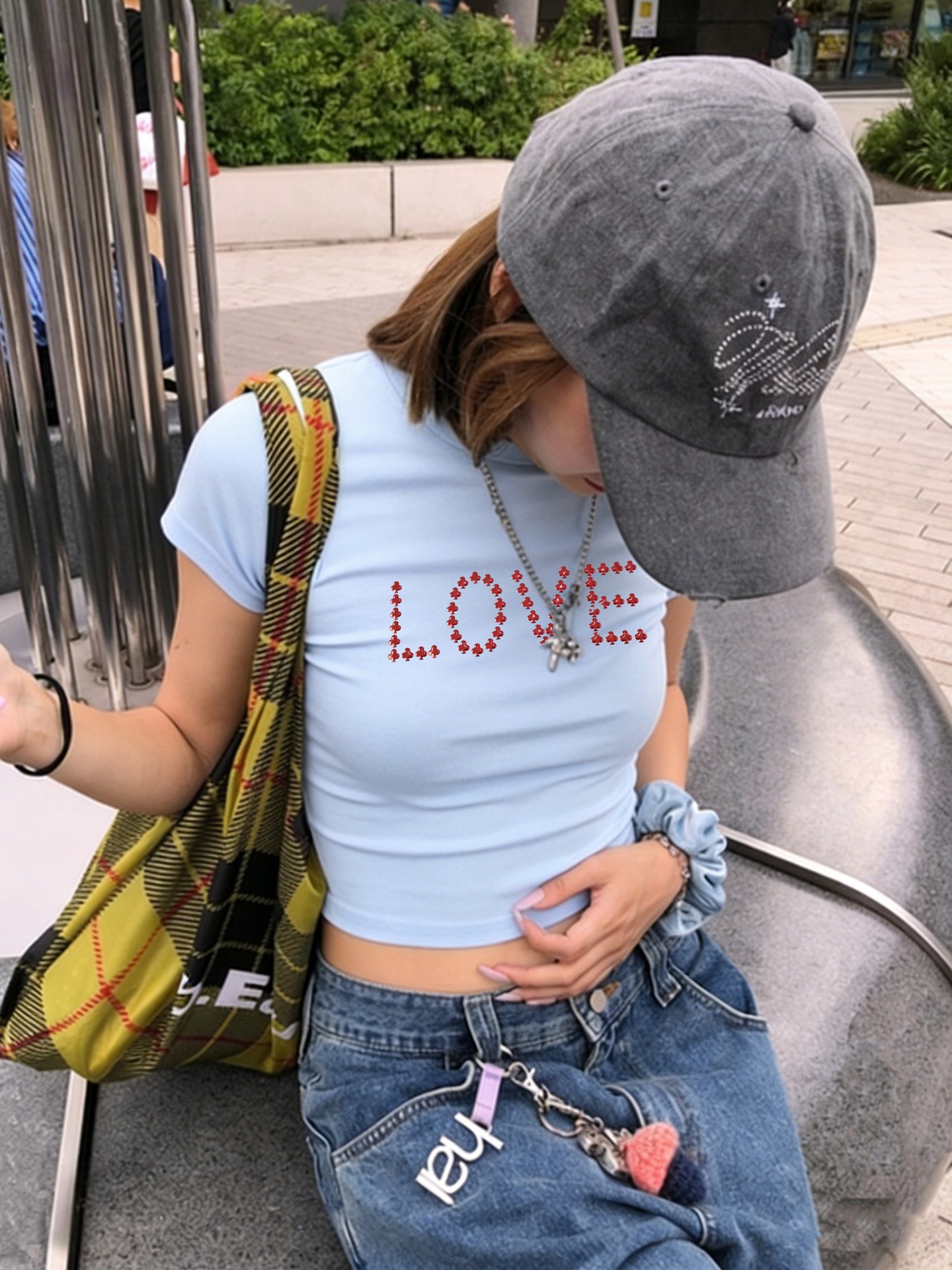 Cute Print Slim T-Shirt