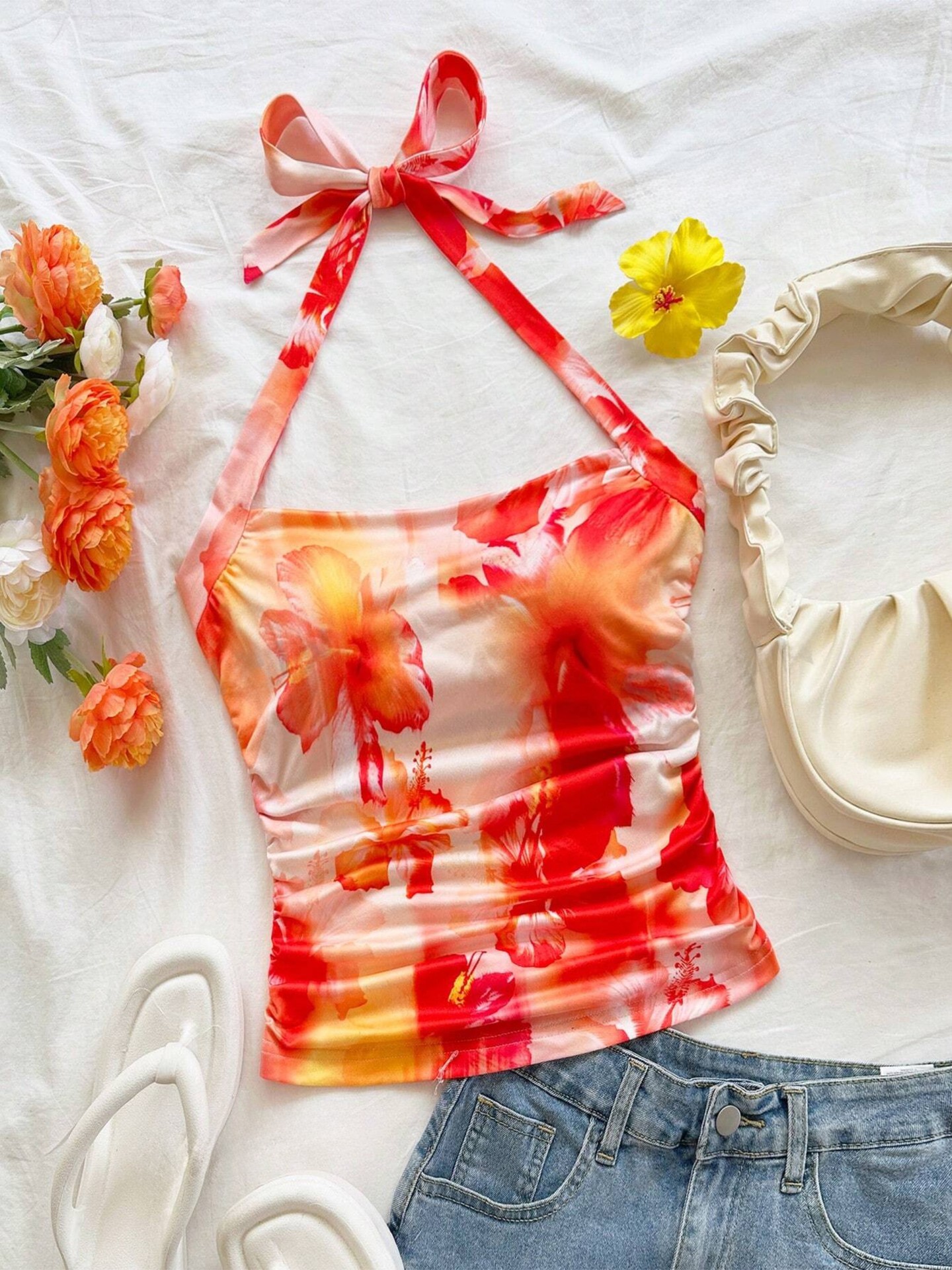 Gathered Halter Top