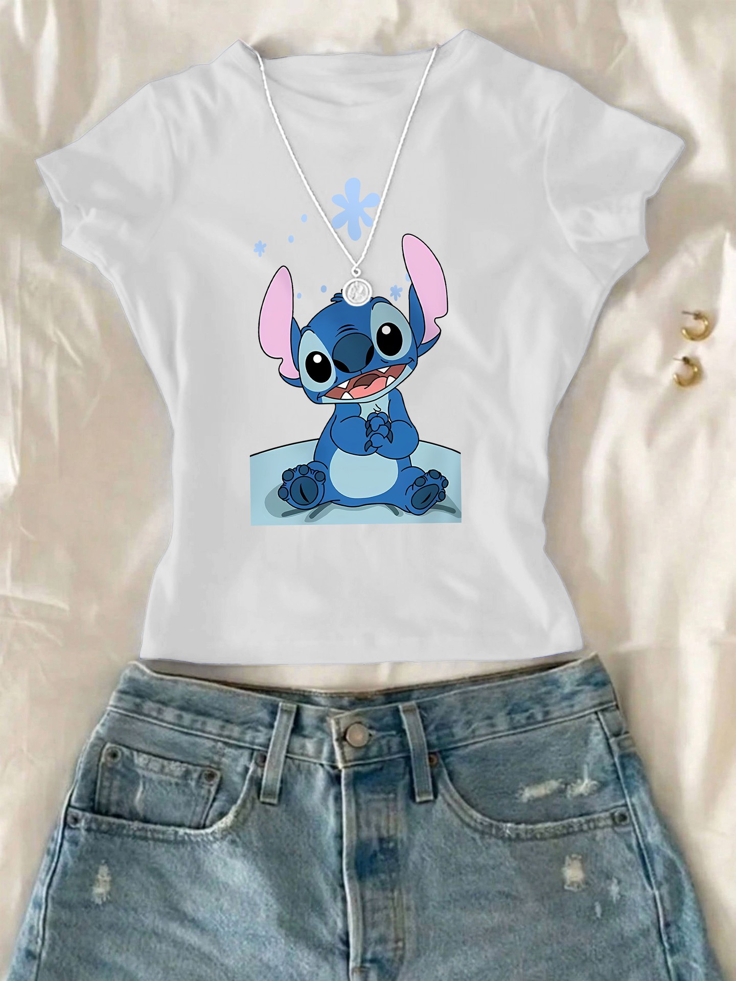 Cute Cartoon Printed T-Shirt
