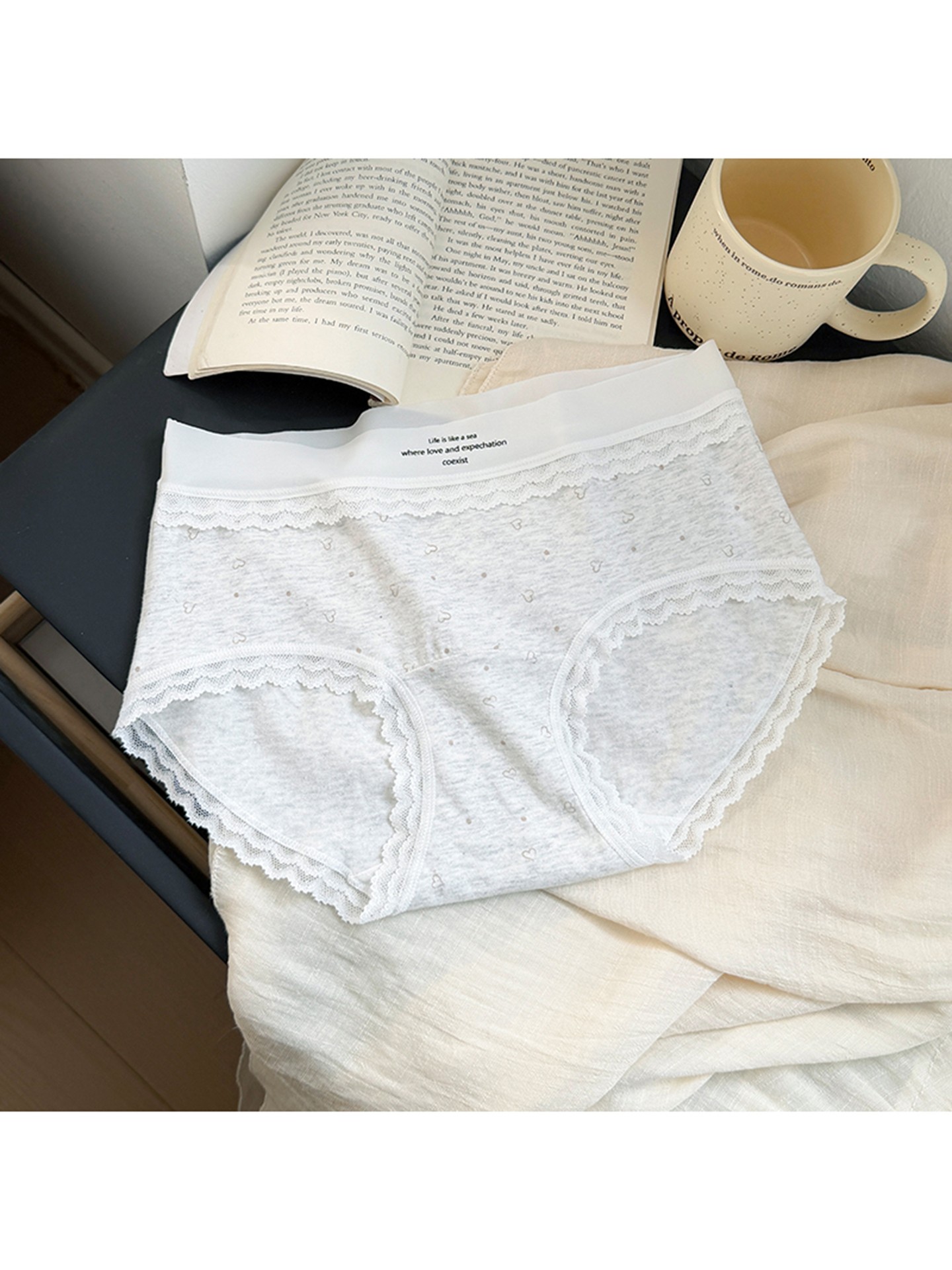 Lace-trimmed Briefs