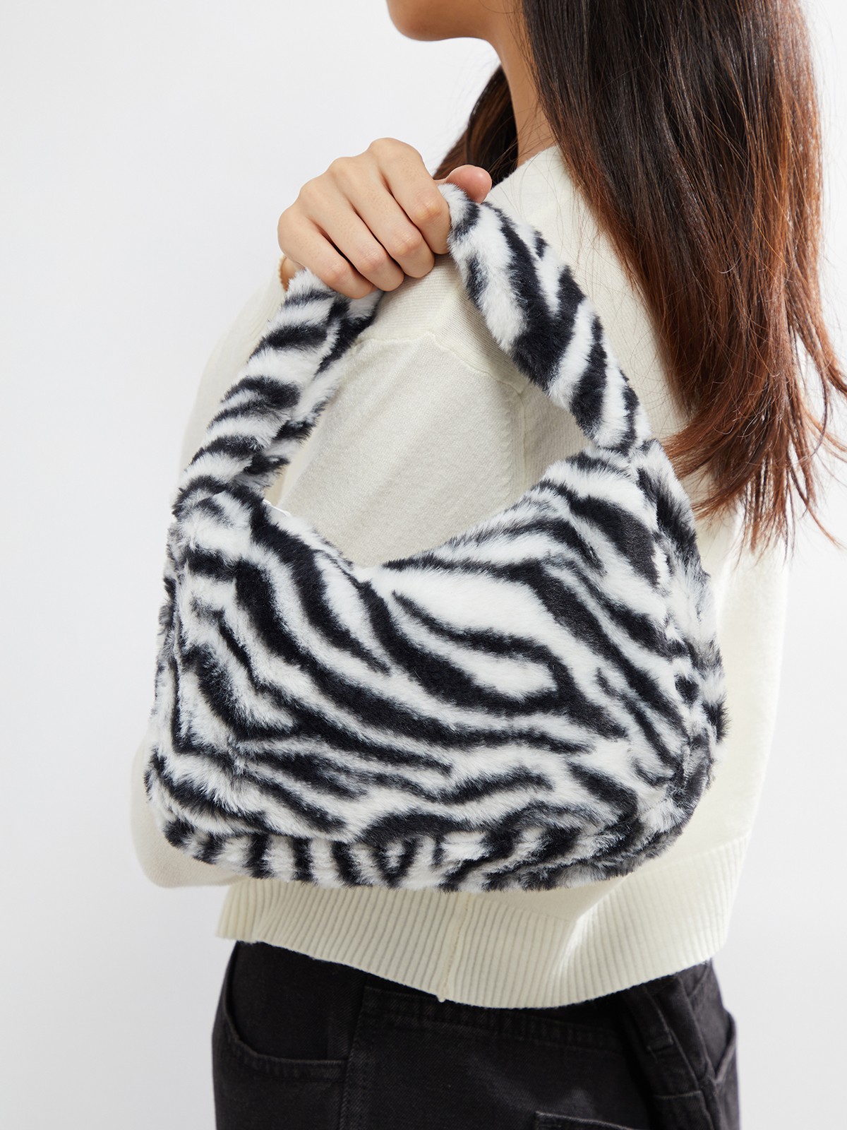 Leopard Print Bucket Bag