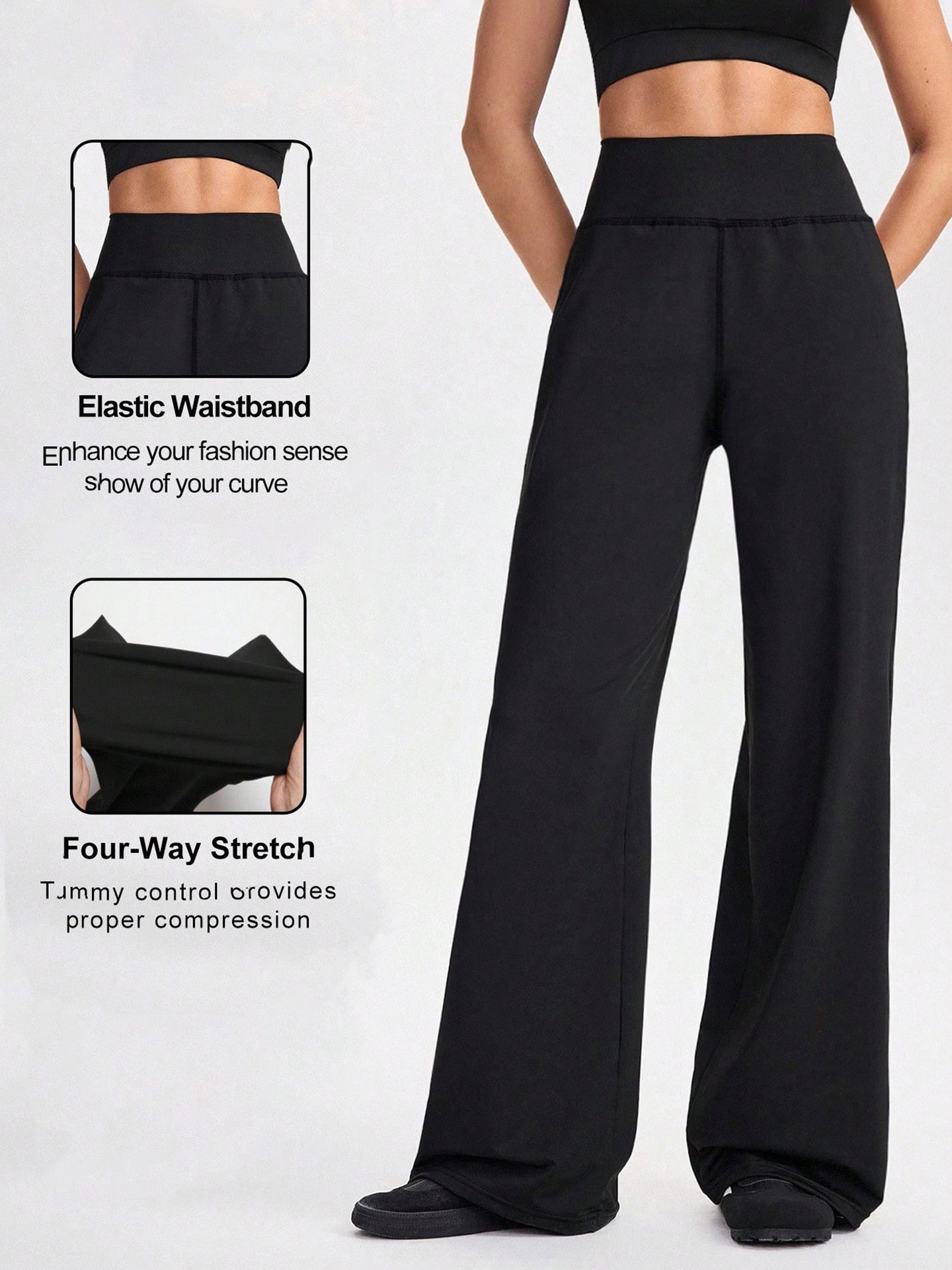 Pintuck Seam Sports Pants
