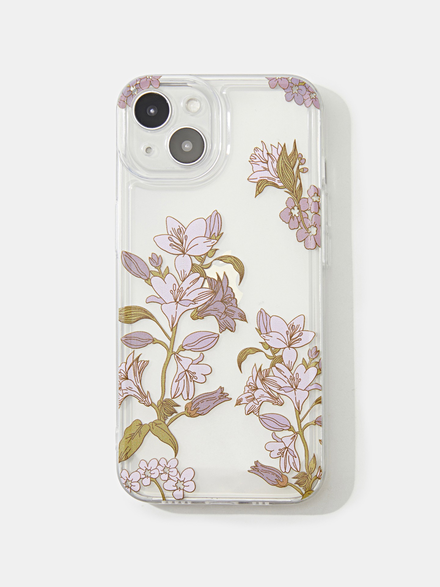 Purple Wisteria Transparent Phone Case