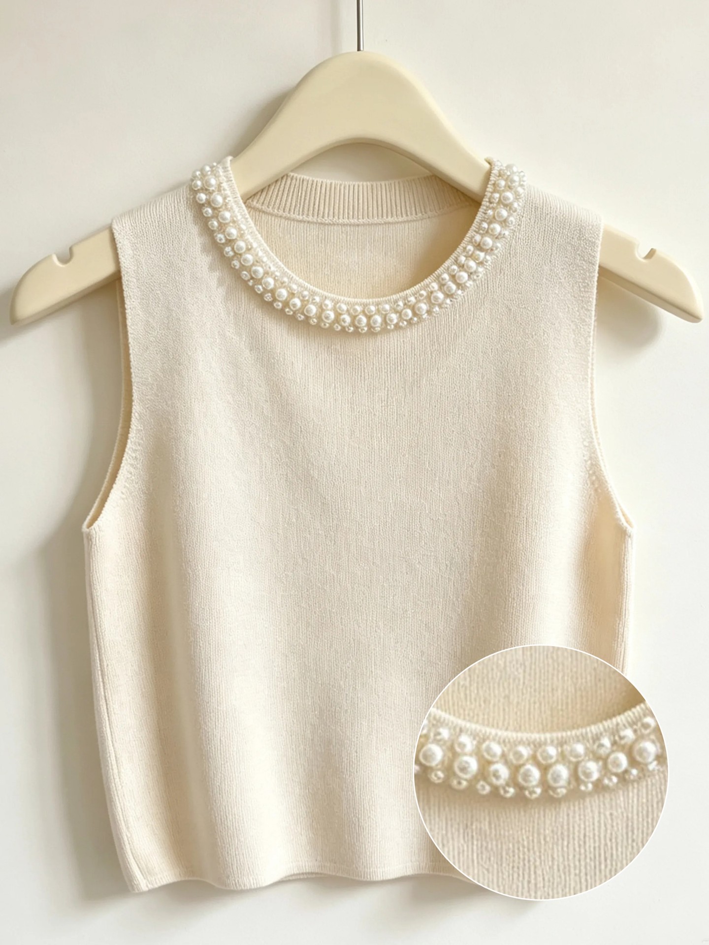 Pearled Knit Top