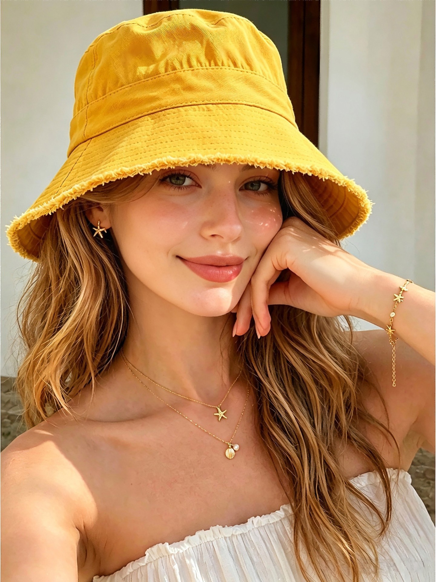 Adjustable Buckle Bucket Hat