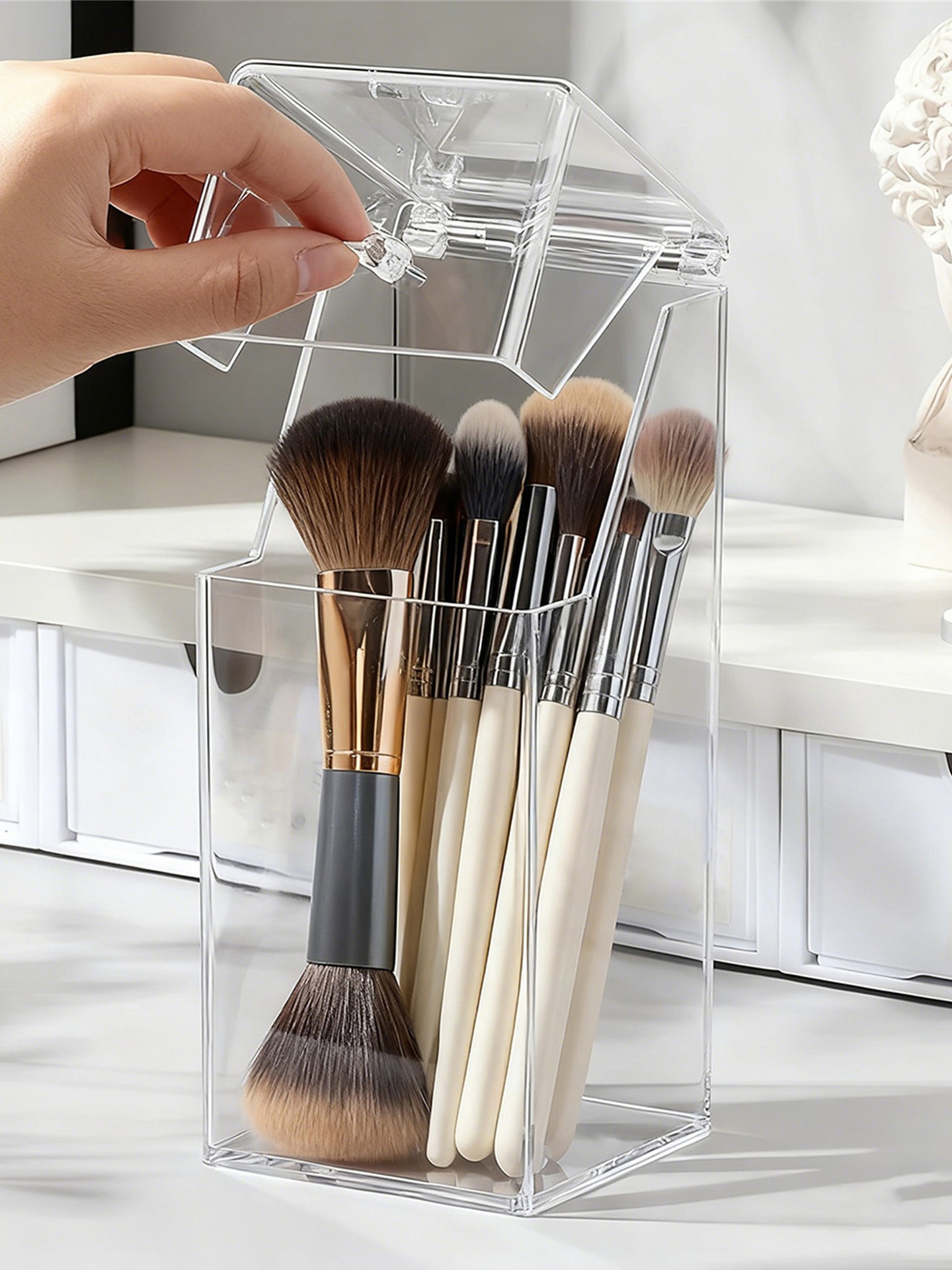 Minimalist Brush Shelf