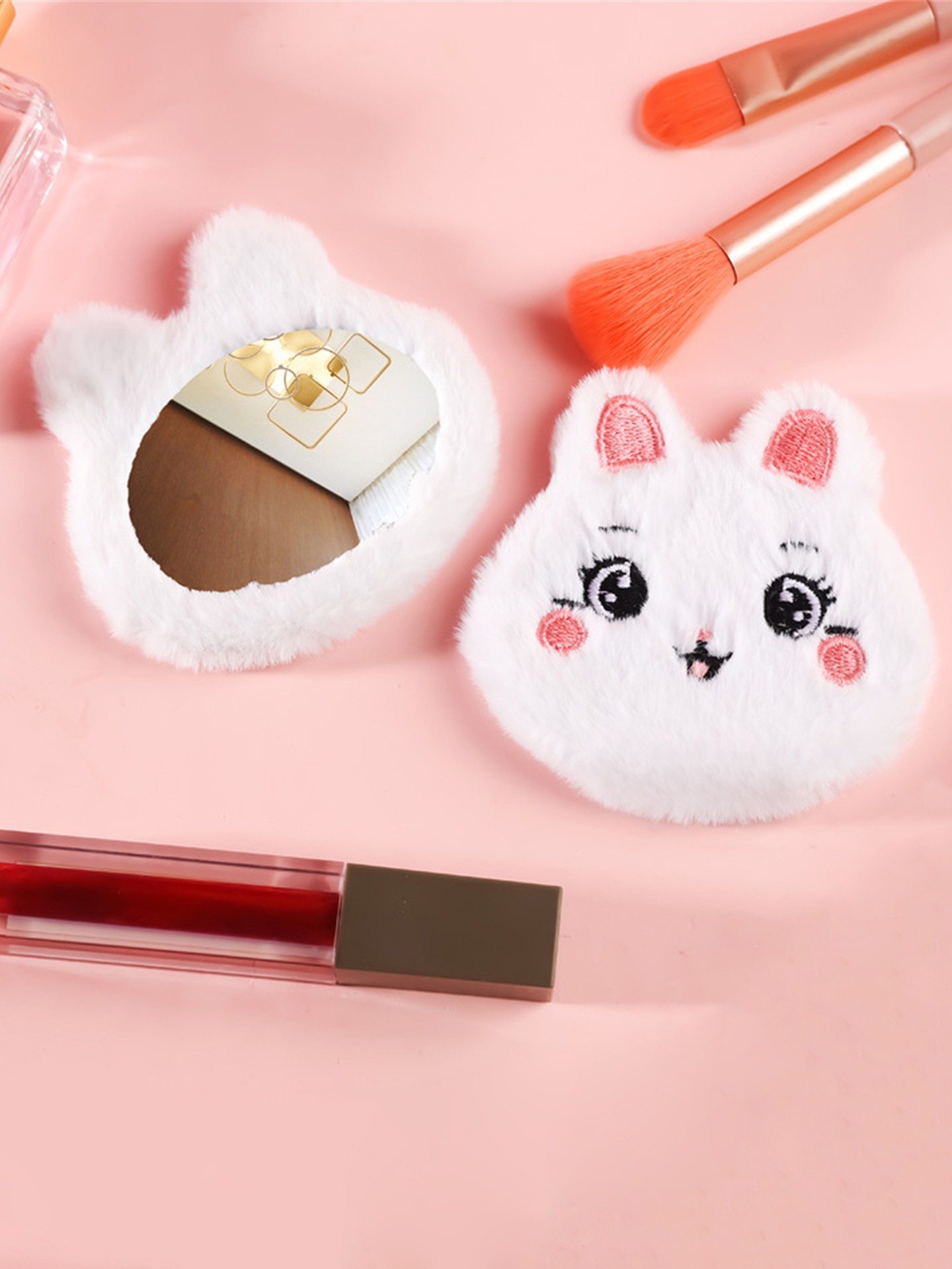 Animal Print Makeup Mirror